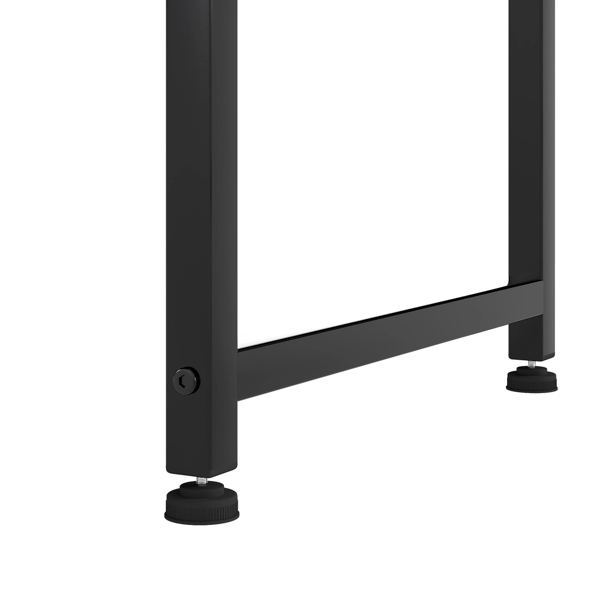 4 Levede Computer Desk with Storage Bag - Black, 4 of 9