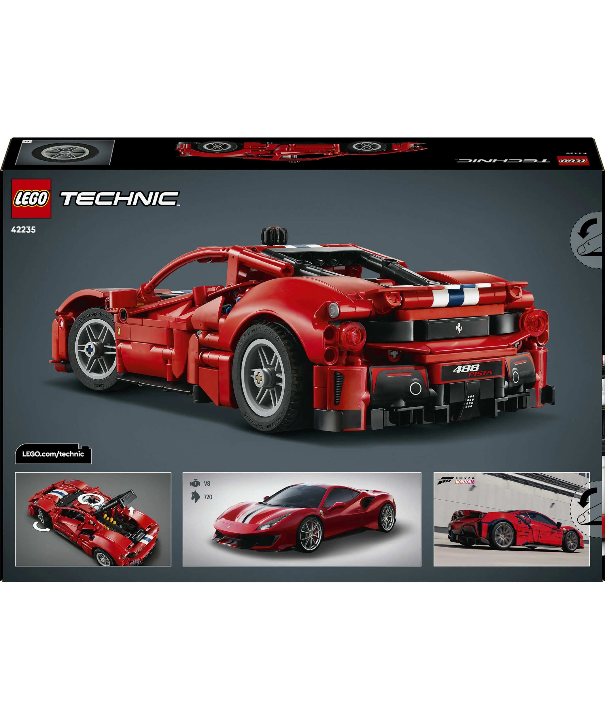 10 LEGO Technic Ferrari 488 Pista Car 42235, 10 of 10