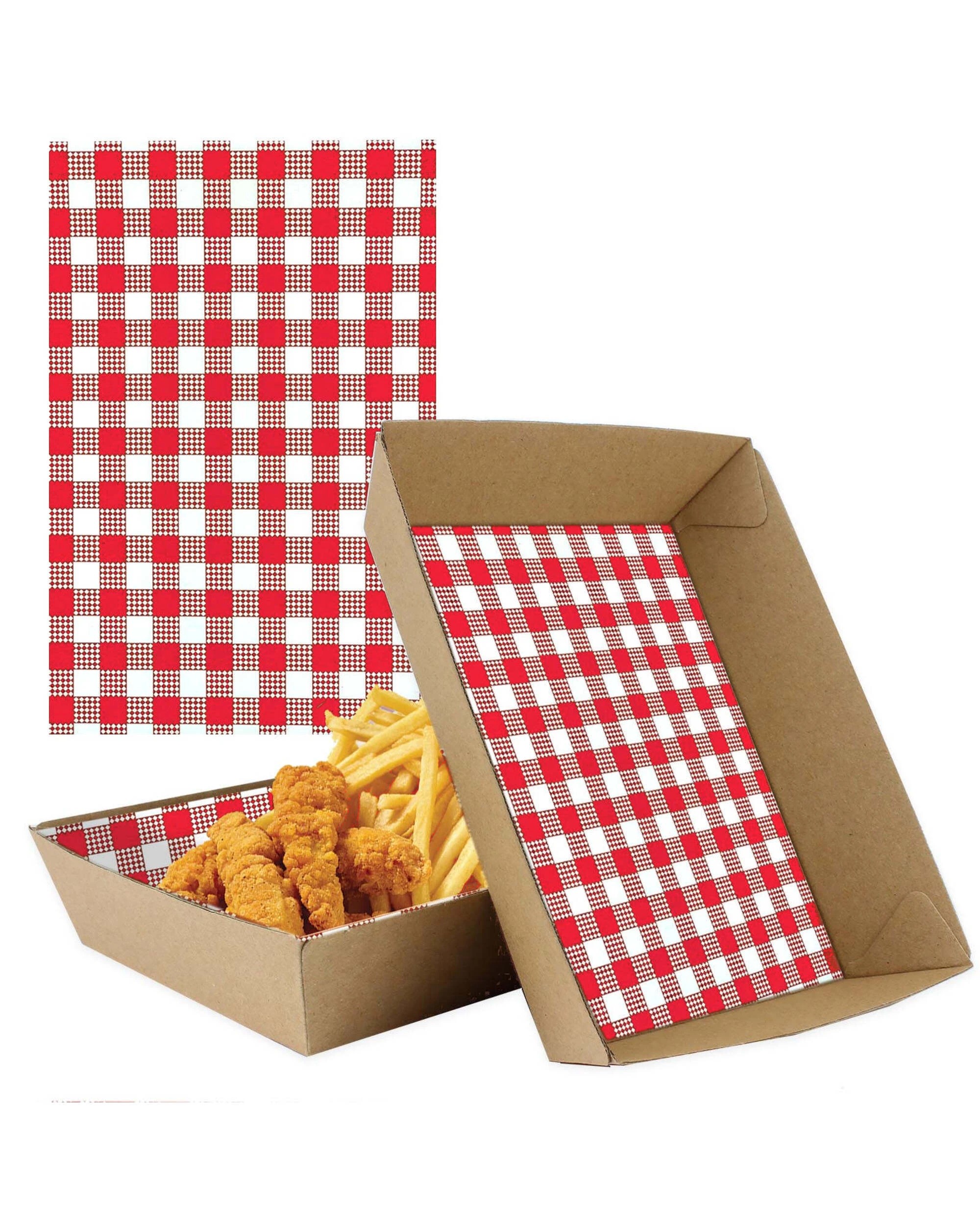 1 Alpen Red Gingham Printed Grease Proof Paper 200 Sheets - Red Gingham, 1 of 2