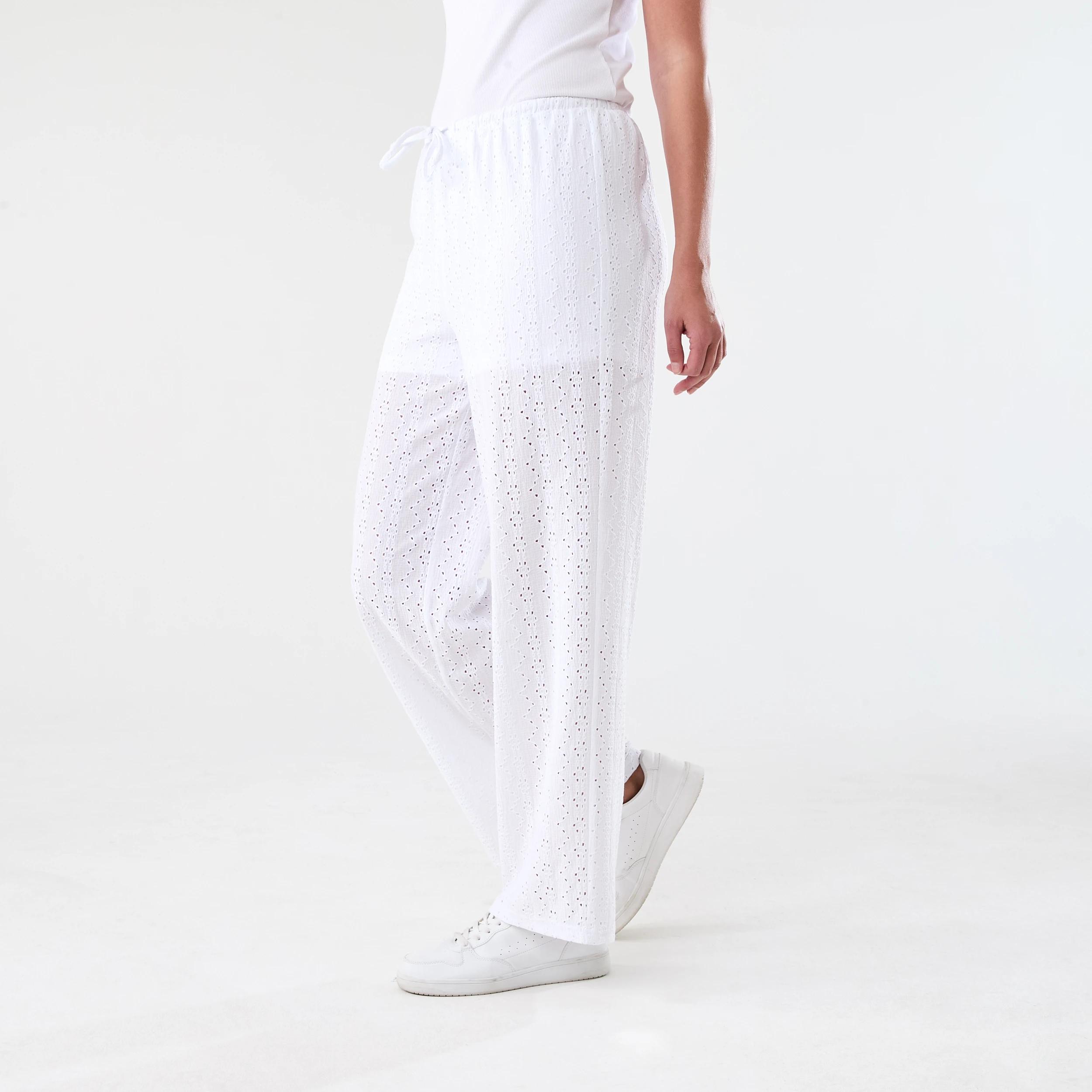 2 Broderie Pants White, 2 of 5
