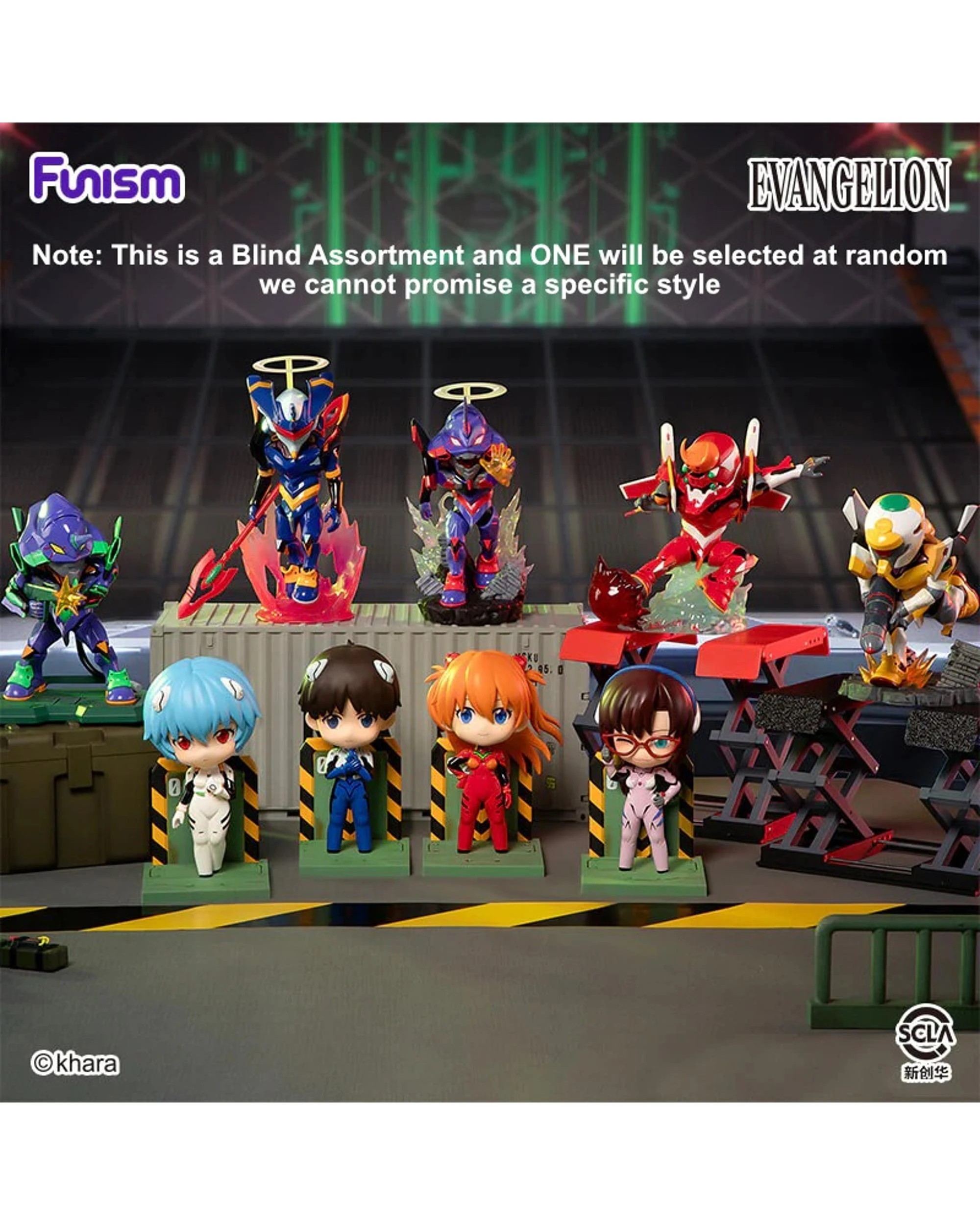 2 Funism Evangelion Series Figures Vol 1 Blind Box, 2 of 10