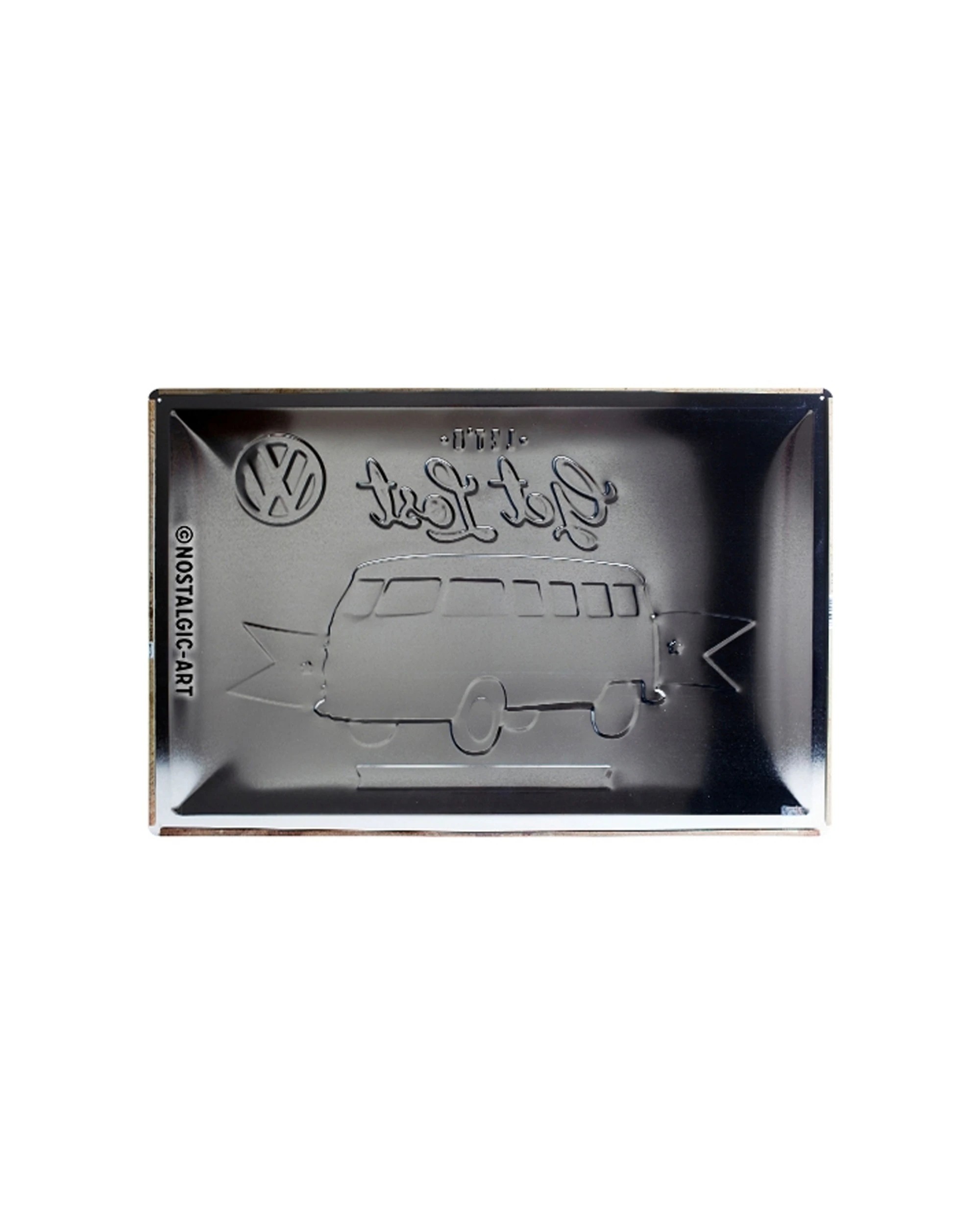 2 Nostalgic-Art XL 40x60cm Metal Wall Art Sign Plaque - VW Lets Get Lost, 2 of 3