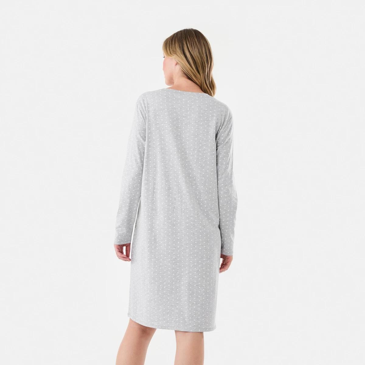 3 Long Sleeve Nightie Heart Dot, 3 of 7