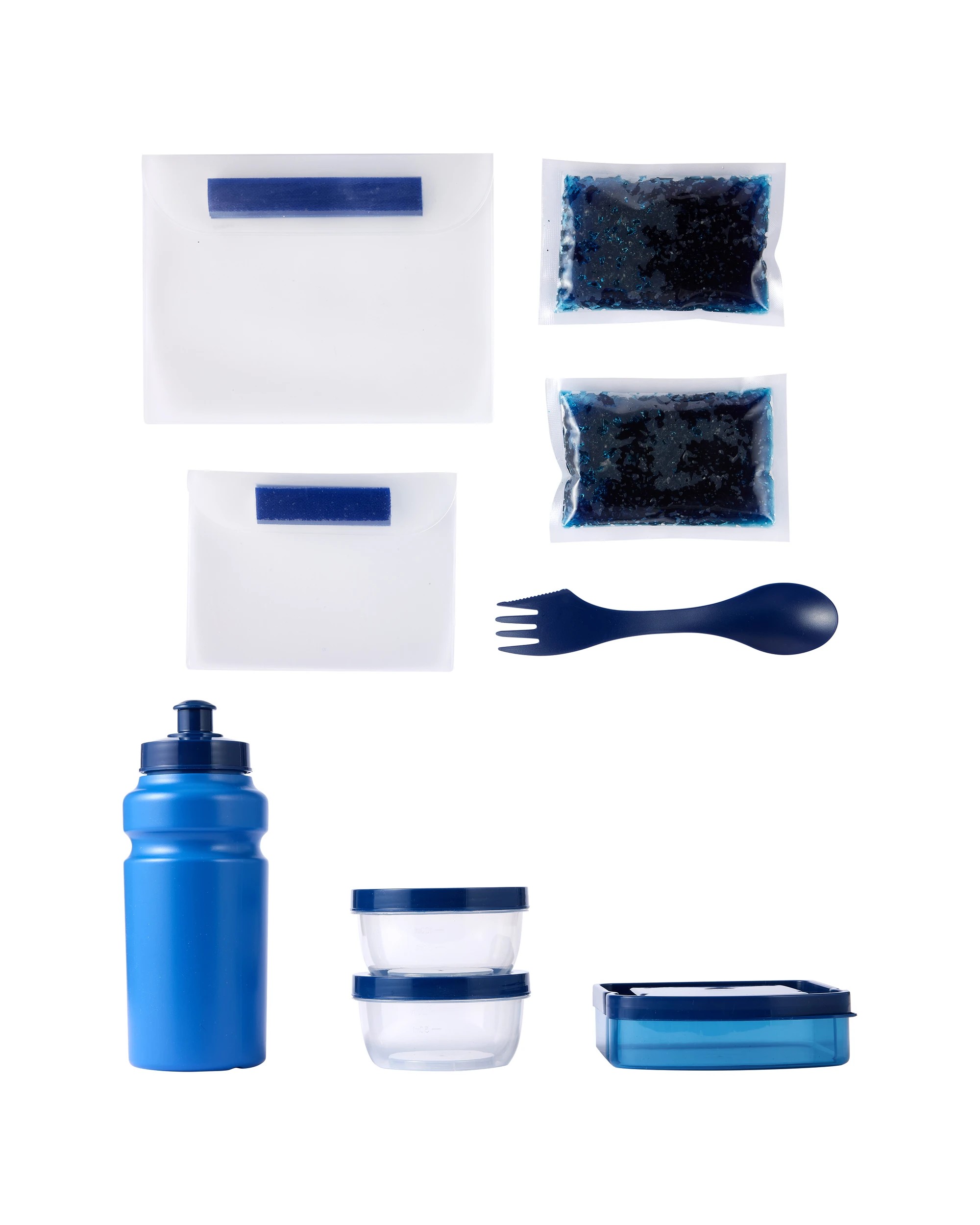2 10 Piece Blue Tie Dye Lunch Set, 2 of 8