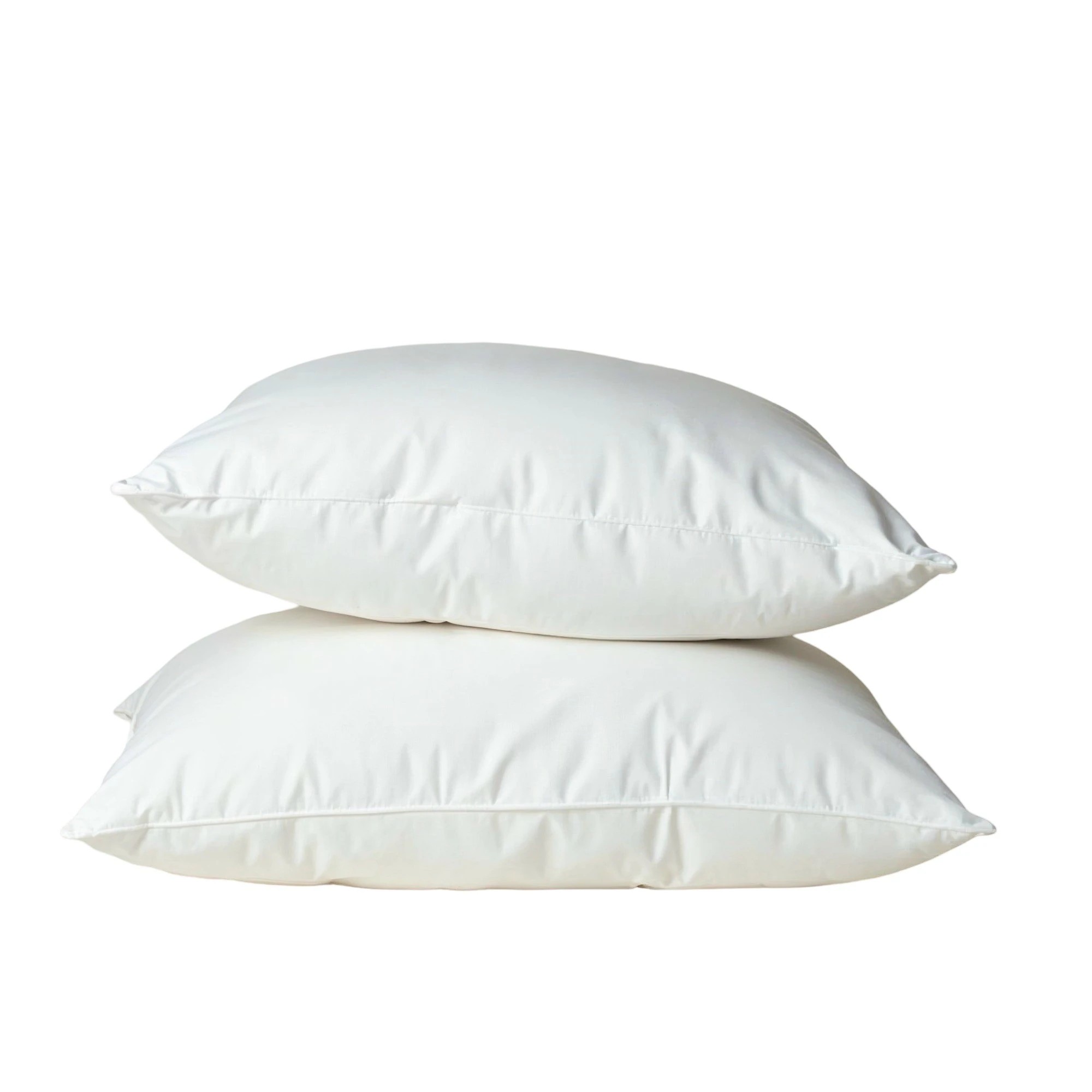 1 Royal Comfort Goose Down Feather Pillows 1000GSM 100% Cotton Cover - White, 1 of 7
