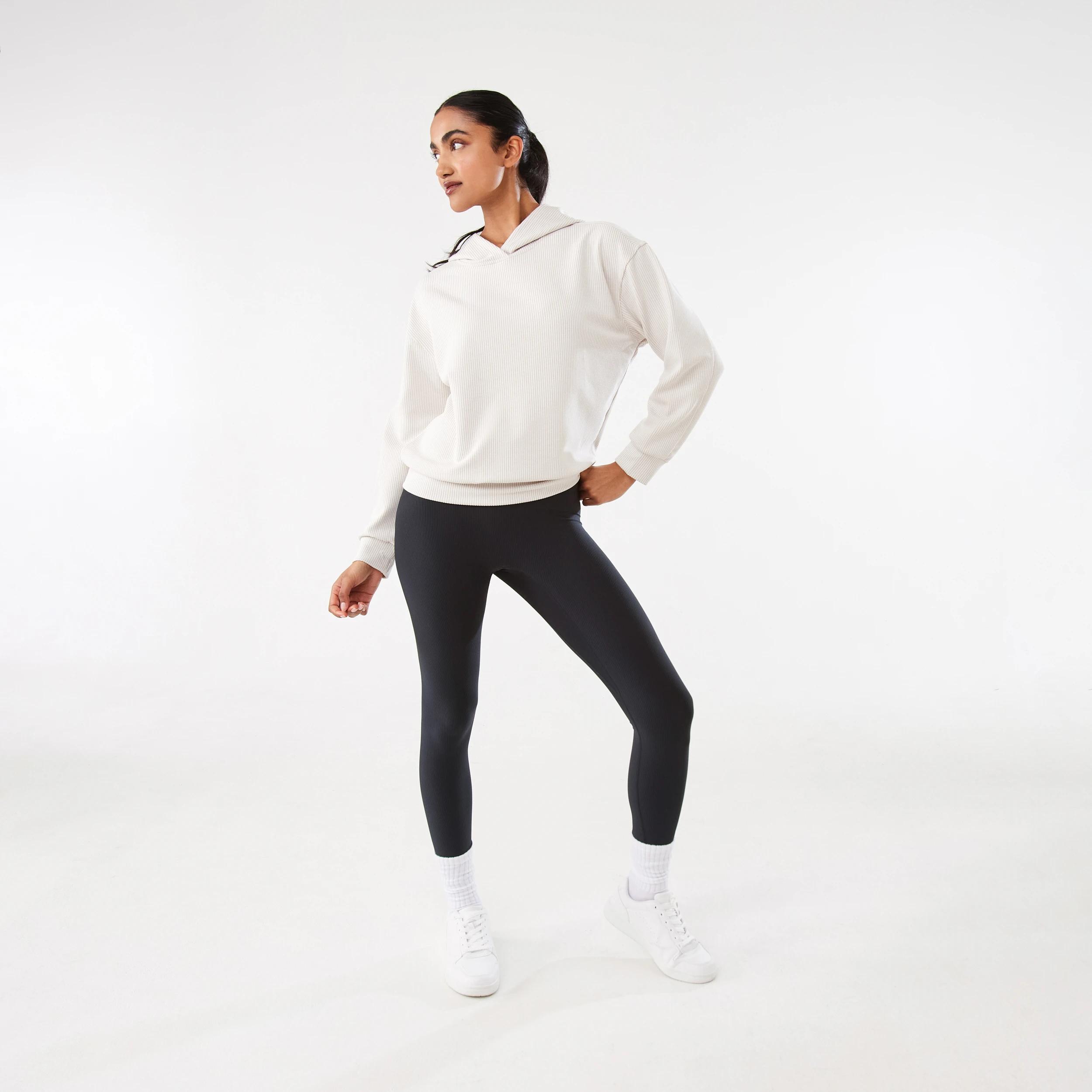 2 Active Womens Rib Leggings SHADE NAVY, 2 of 5