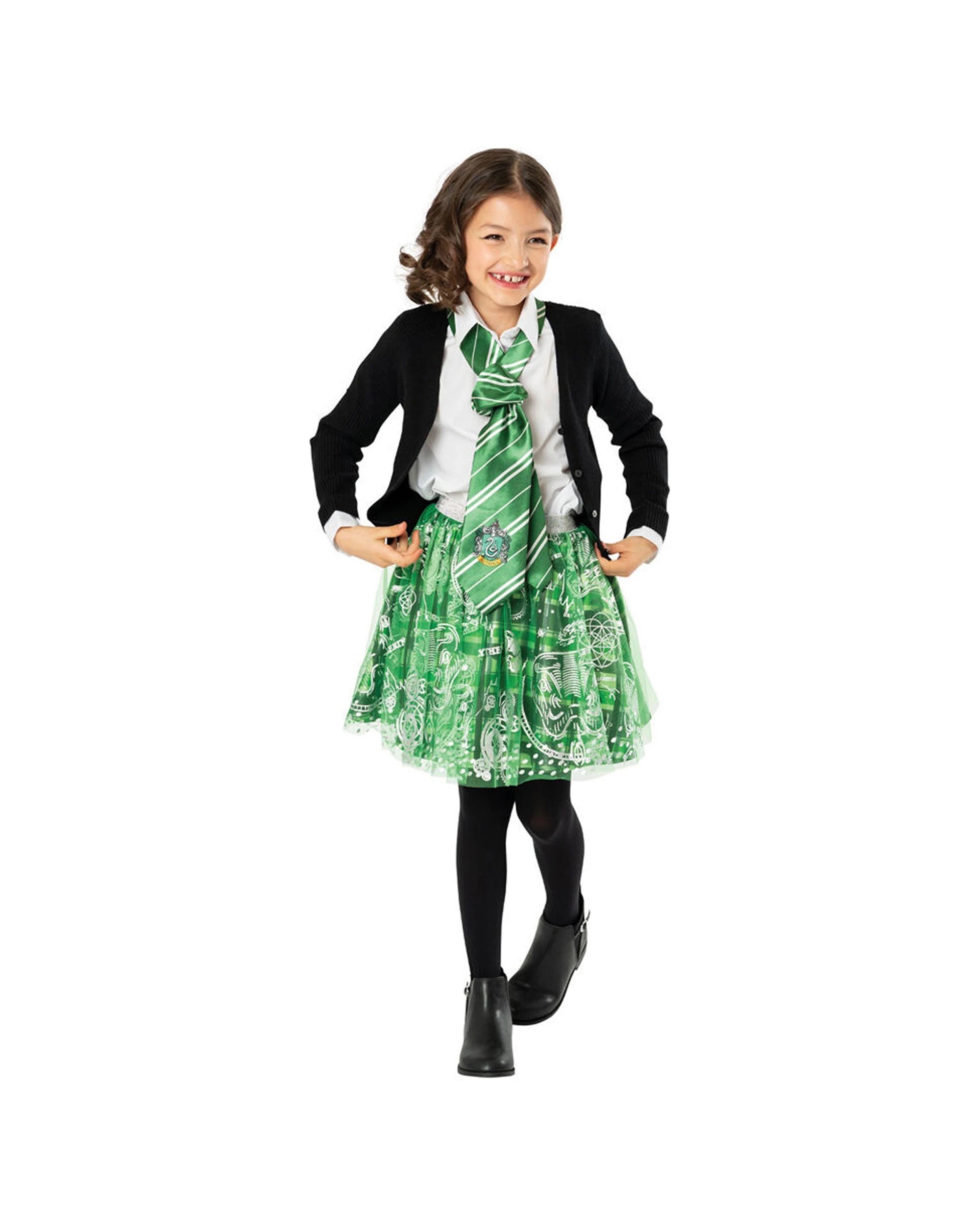 1 Harry Potter Slytherin Tutu Skirt Kids Children XL - Green, 1 of 3