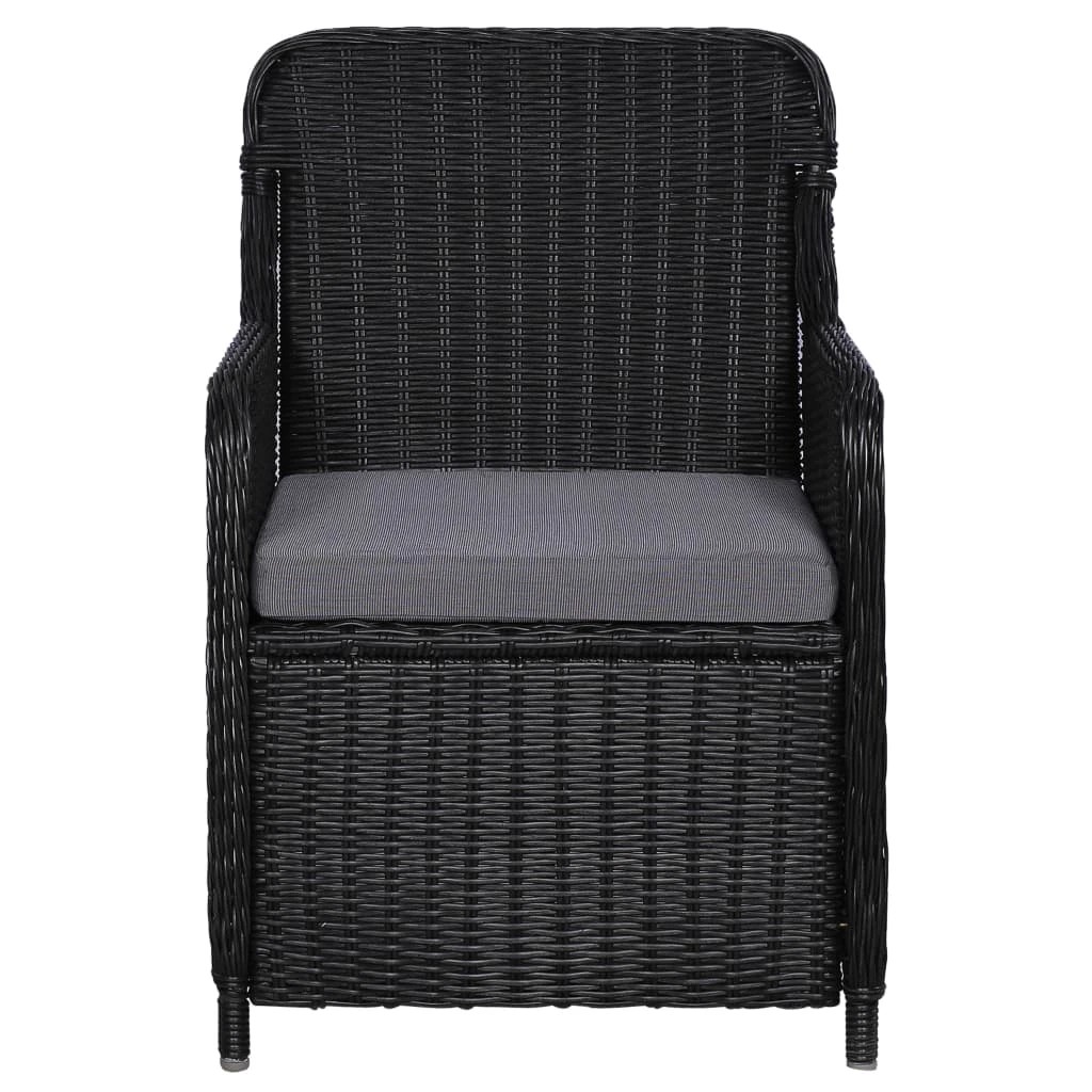 3 vidaXL Armchair Removable Covers - Black, 3 of 7