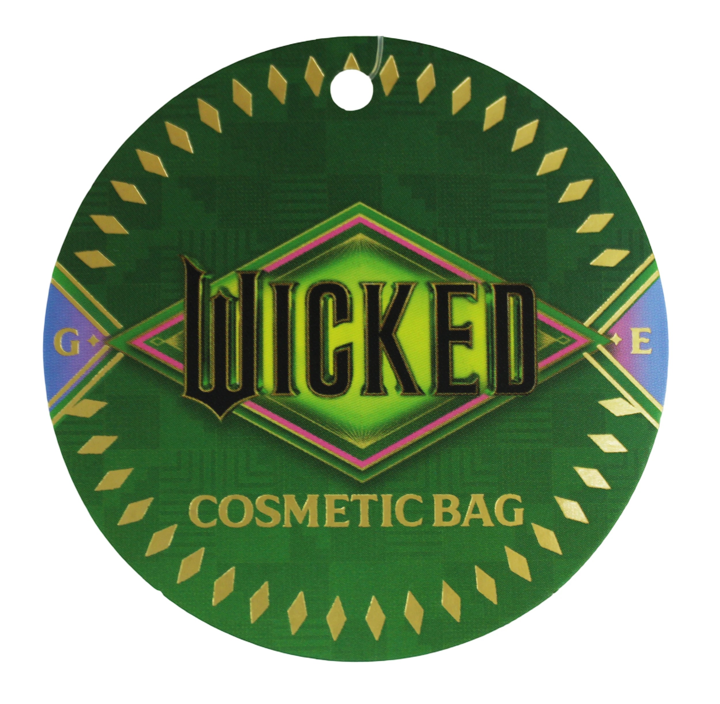 4 Wicked Striped Velvet Cosmetic Bag, 4 of 5