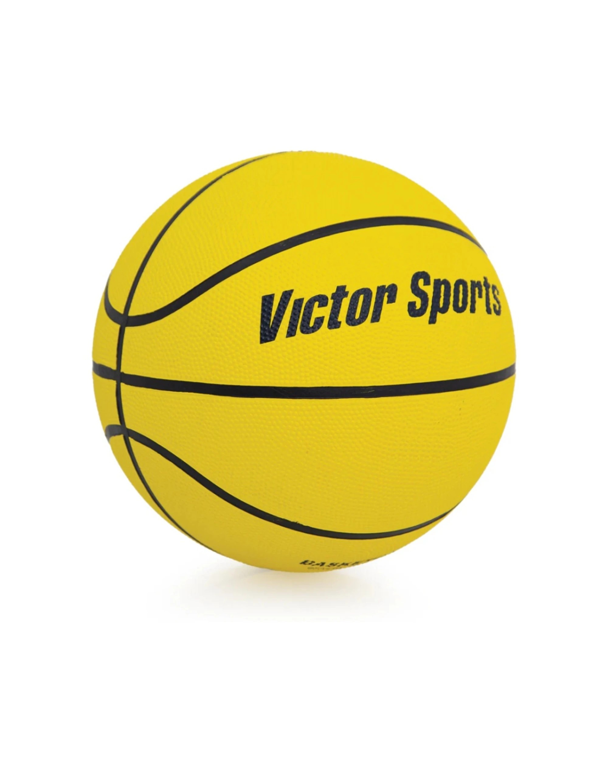 2 Victor Sports Heavy Duty Durable Rubber Basketball Size 5 - Yellow, 2 of 2