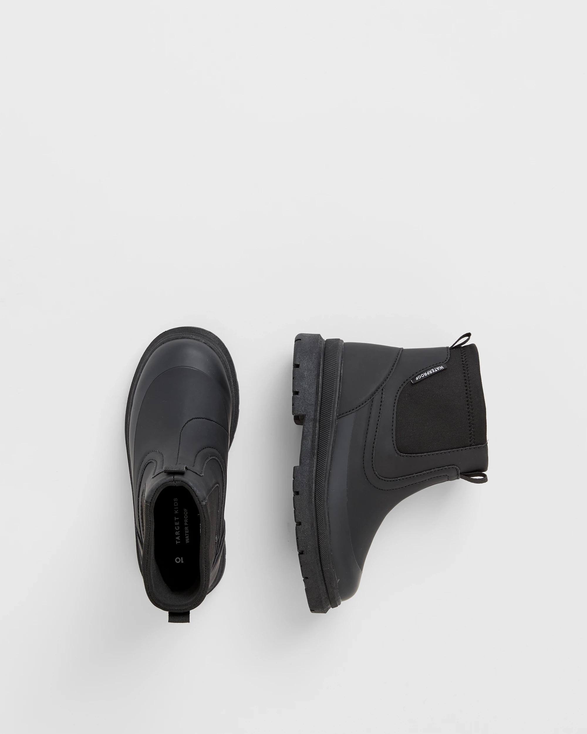 3 Target Kids Kids Waterproof Boots BLACK, 3 of 3