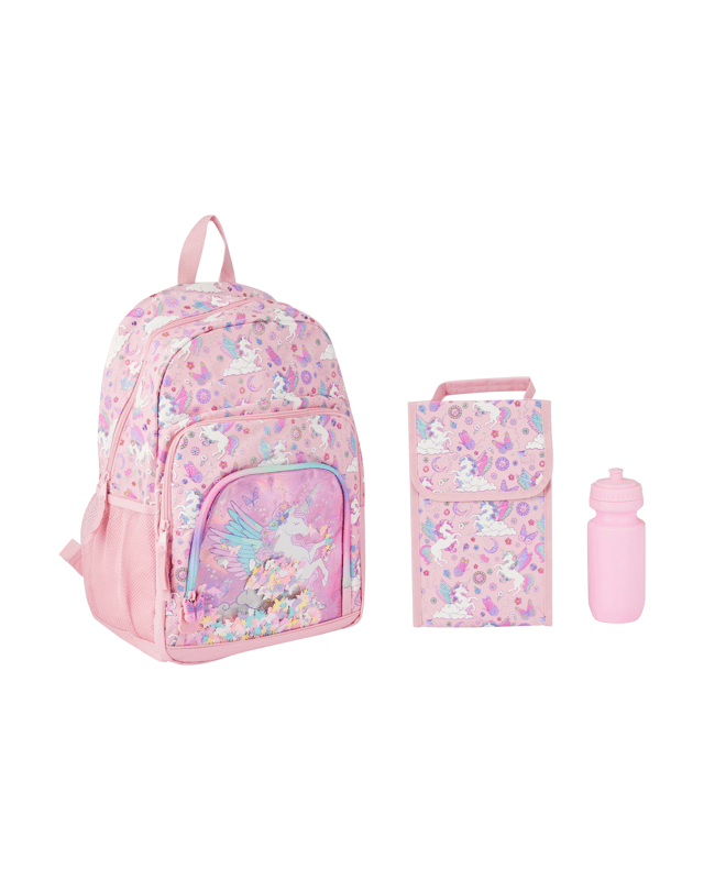 3 Piece Unicorn Backpack