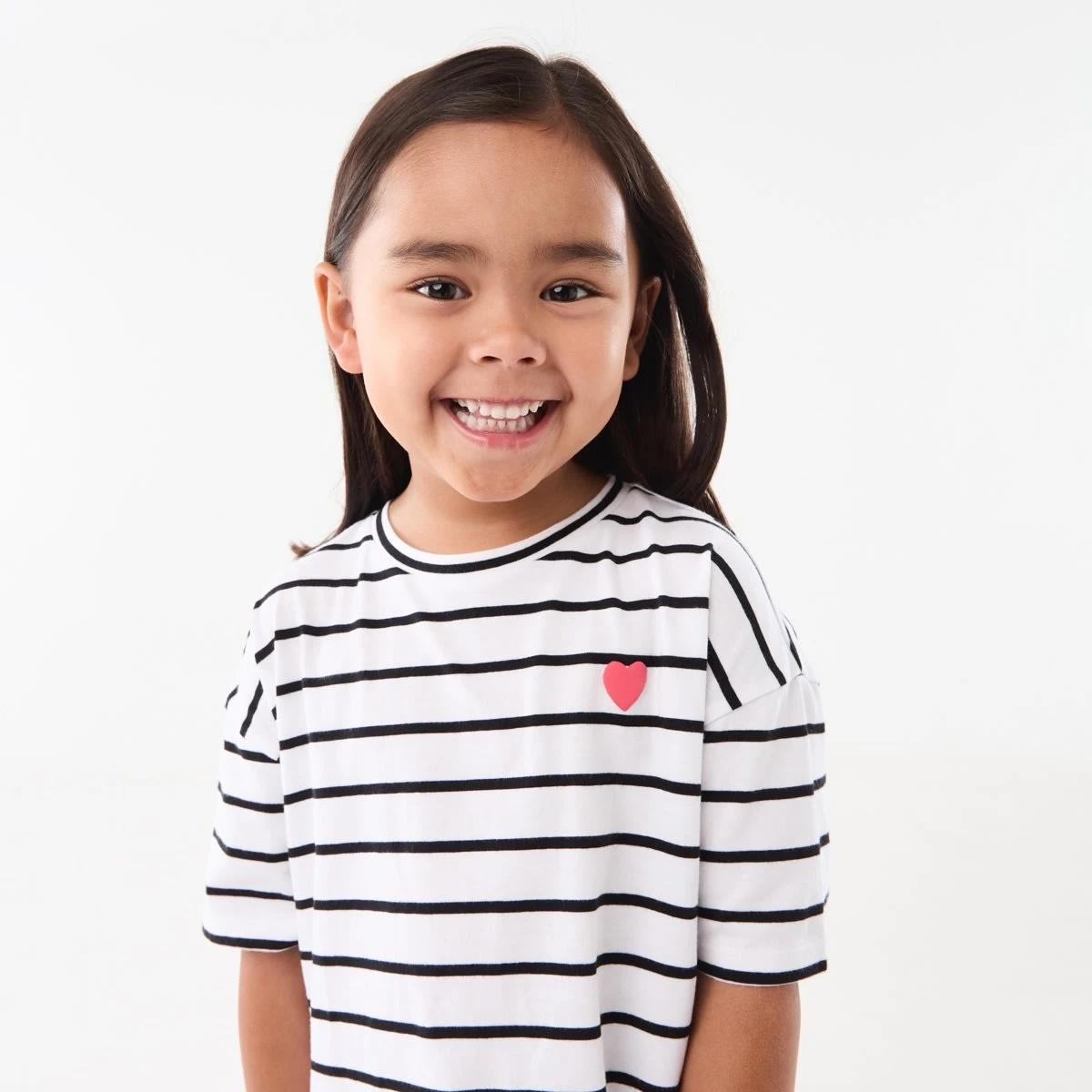 3 Short Sleeve Stripe T-shirt Blk Stripe, 3 of 8