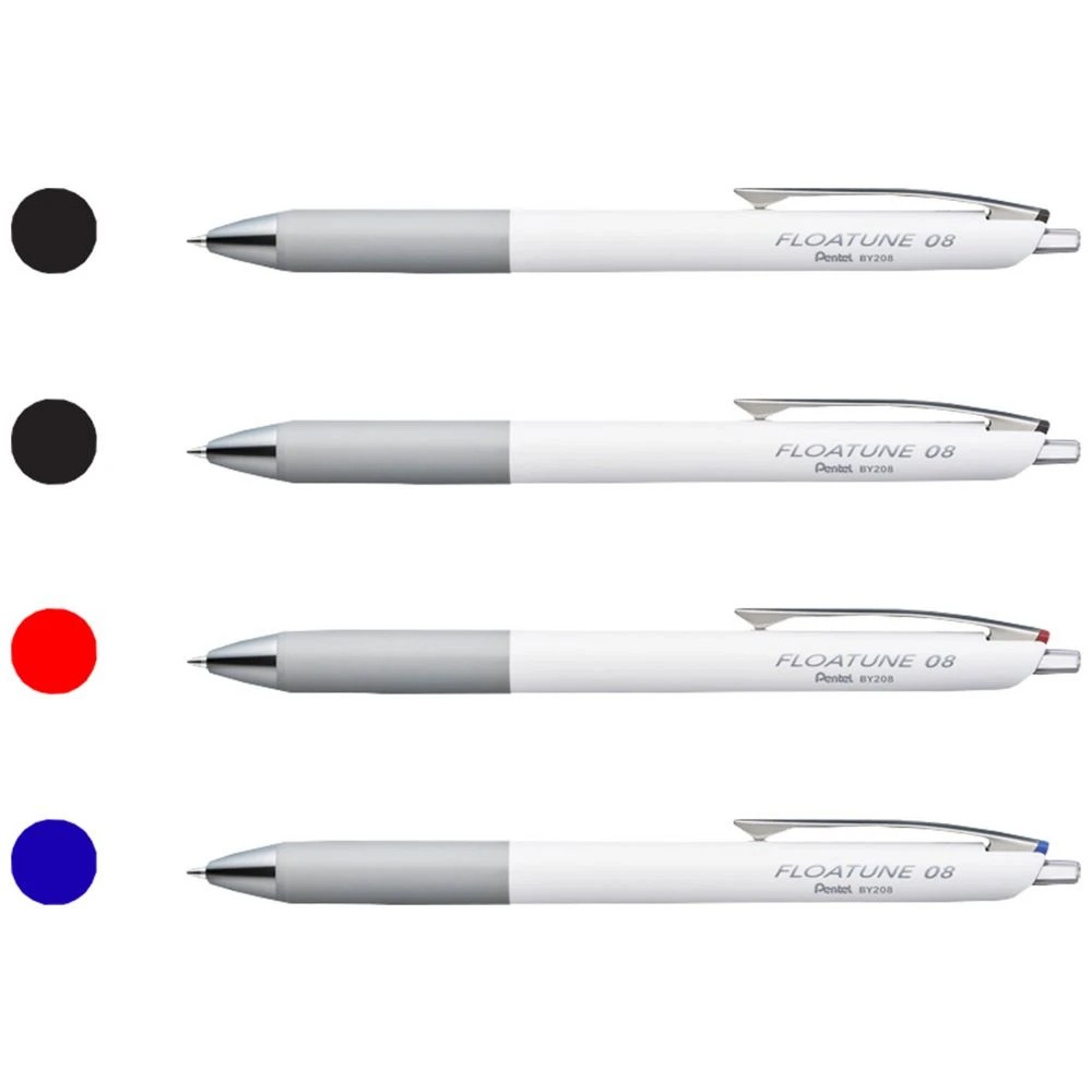 2 Pentel Floatune 0.8mm Retractable Rollerball Pen Assorted 4PK, 2 of 6