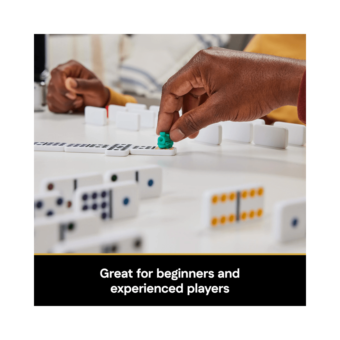 5 Cardinal Games Cardinal Classics Mexican Train Dominoes Set in Aluminium Carry Case, 5 of 7