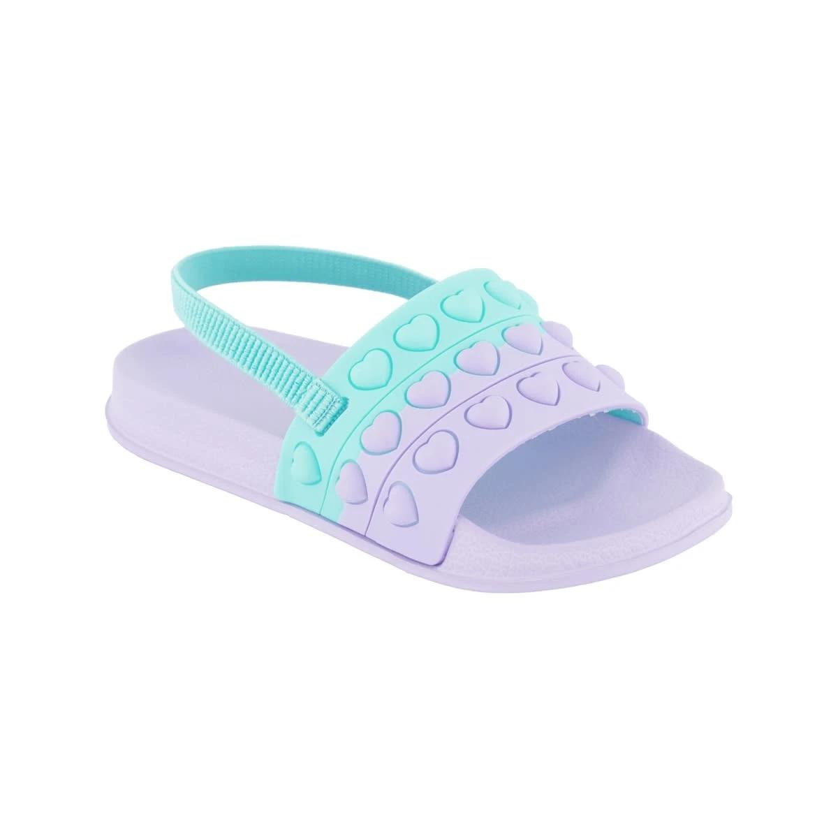 1 Junior Pool Slides Hrt Purple, 1 of 5