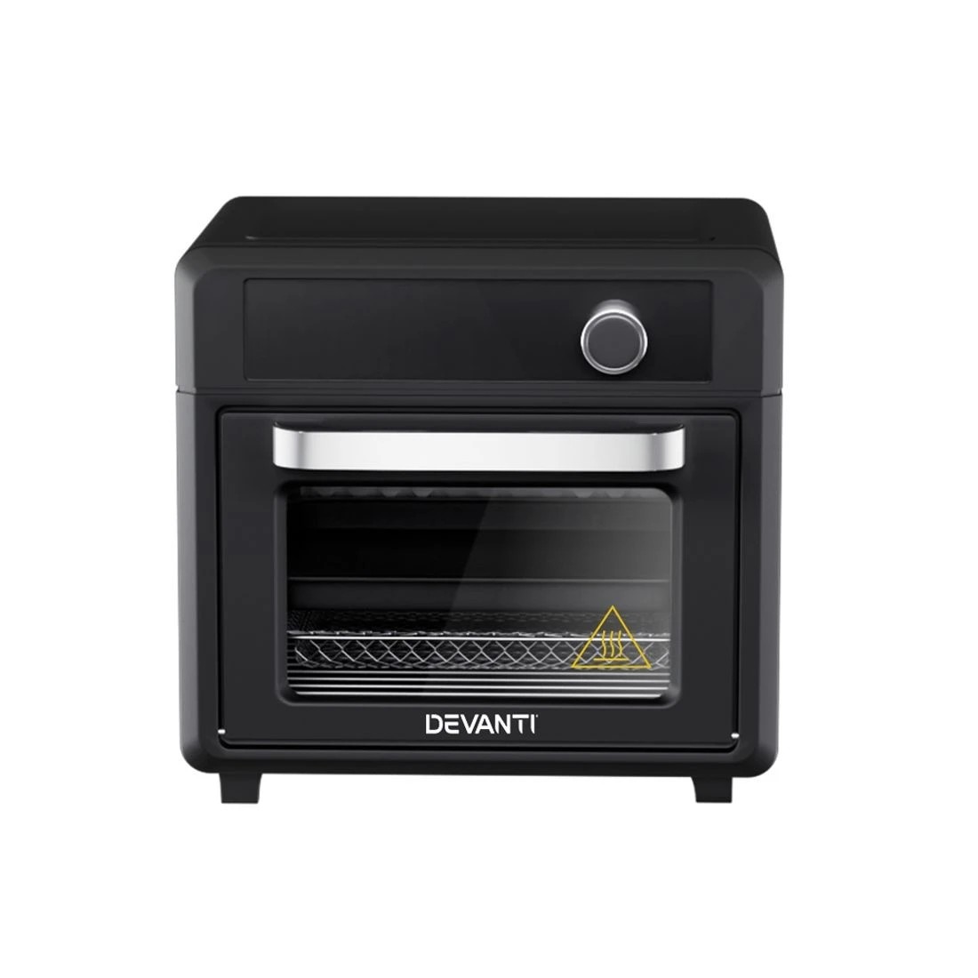 1 Devanti Air Fryer 20L LCD Fryers Oven - Black, 1 of 7