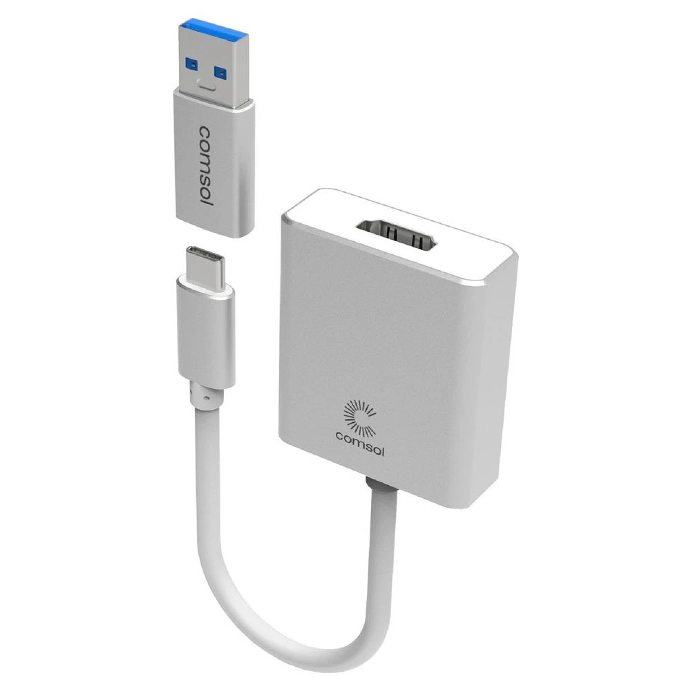 2 Comsol Universal USB to HDMI and USB-C to USB-A Adapter, 2 of 4