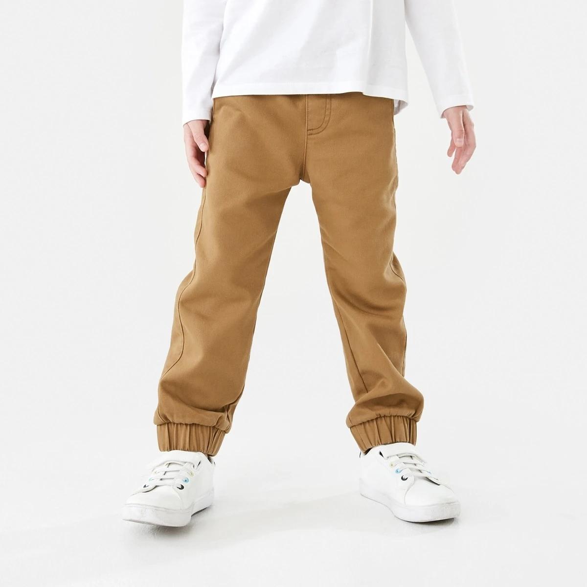 1 Pull-On Knit Joggers FOXTROT BROWN, 1 of 8