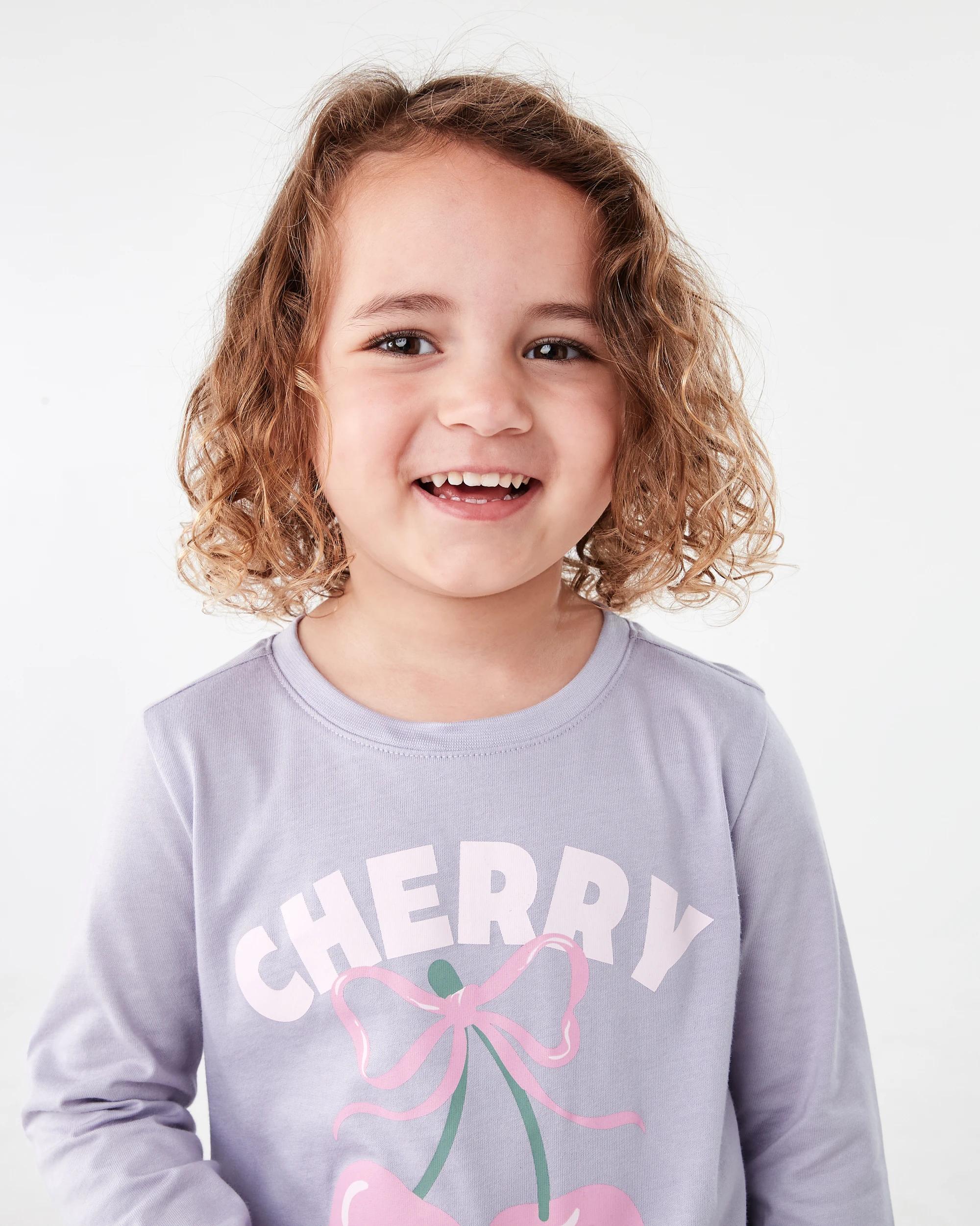 3 Print T-shirt Prpl Chry, 3 of 7