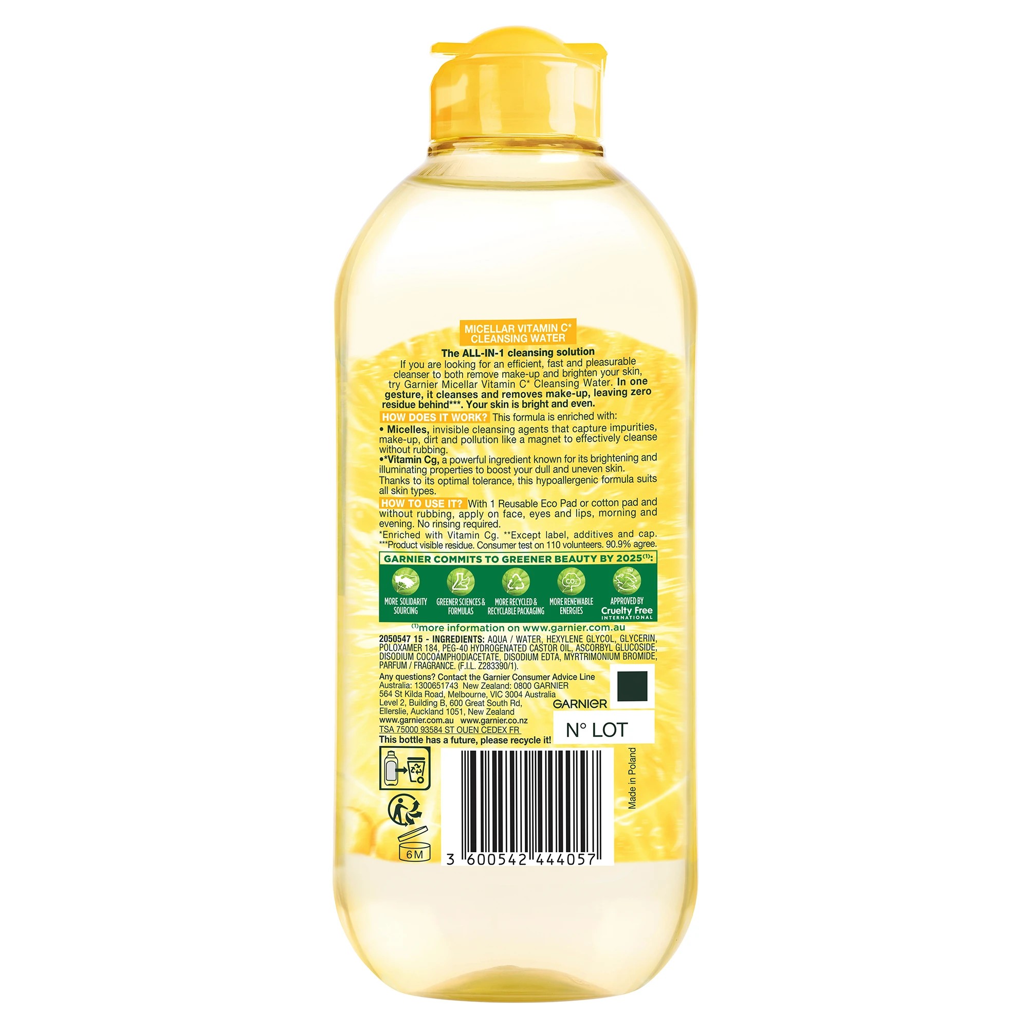 2 Garnier SkinActive Micellar Vitamin C Cleansing Water, 2 of 8