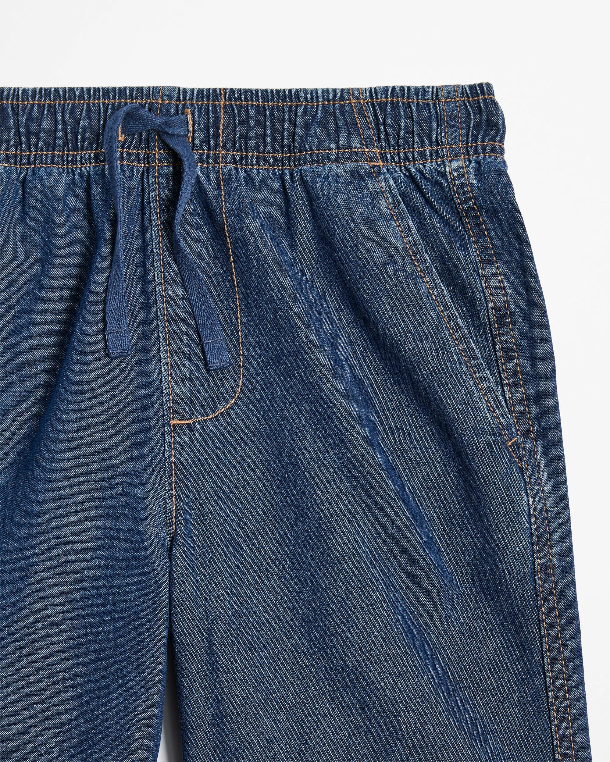5 Target Chambray Shorts MID WASH, 5 of 5