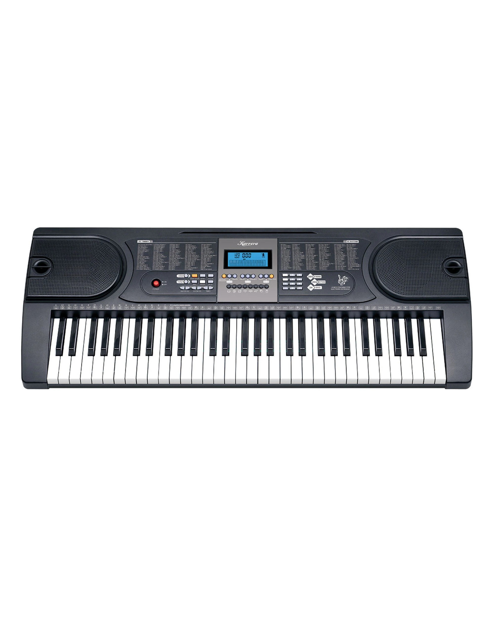 5 Karrera 61 Keys Electronic Keyboard Piano with Stand in Black - Black, 5 of 8
