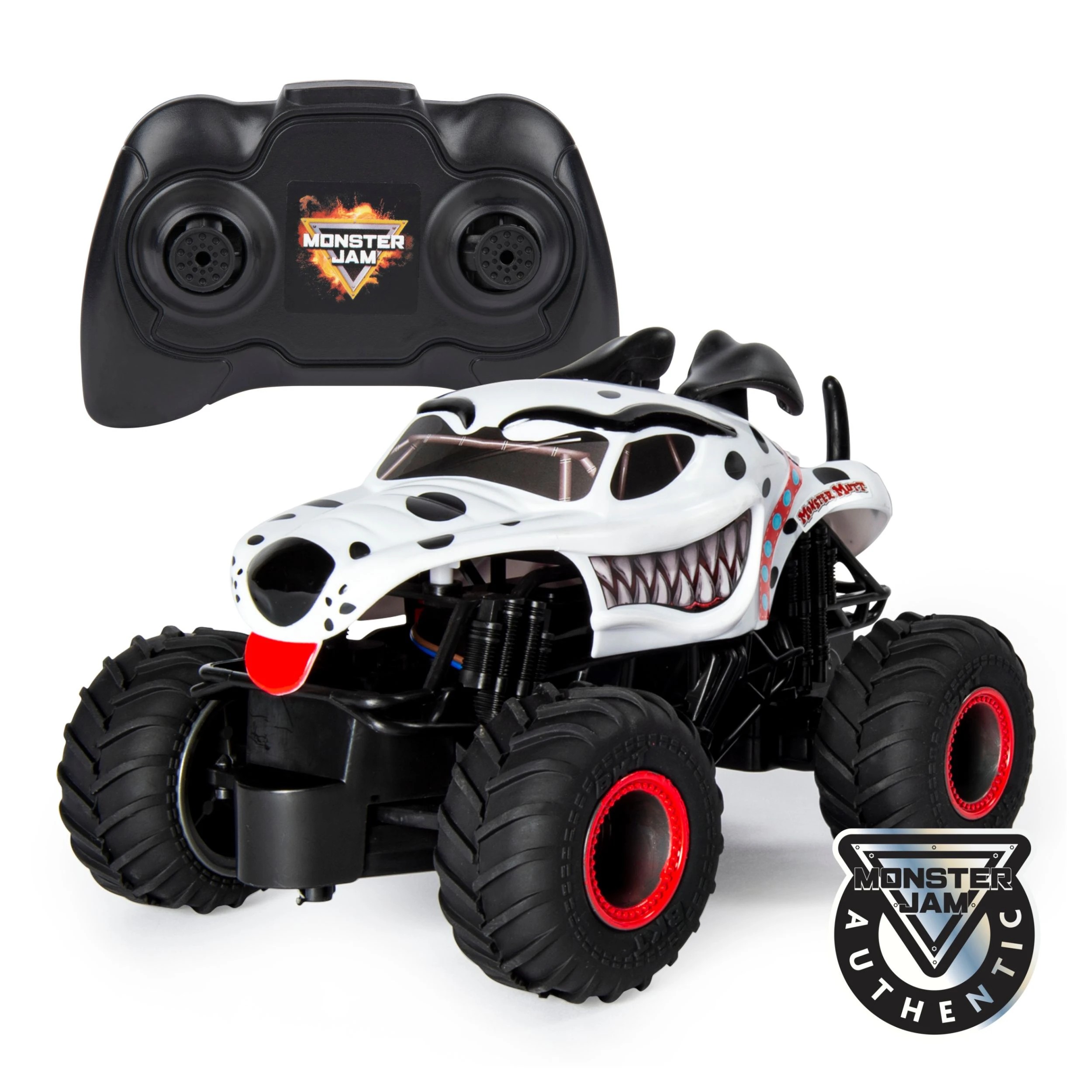 4 Monster Jam RC 1:24 Scale Remote Control Monster Truck Vehicle - Assorted - Black, 4 of 7