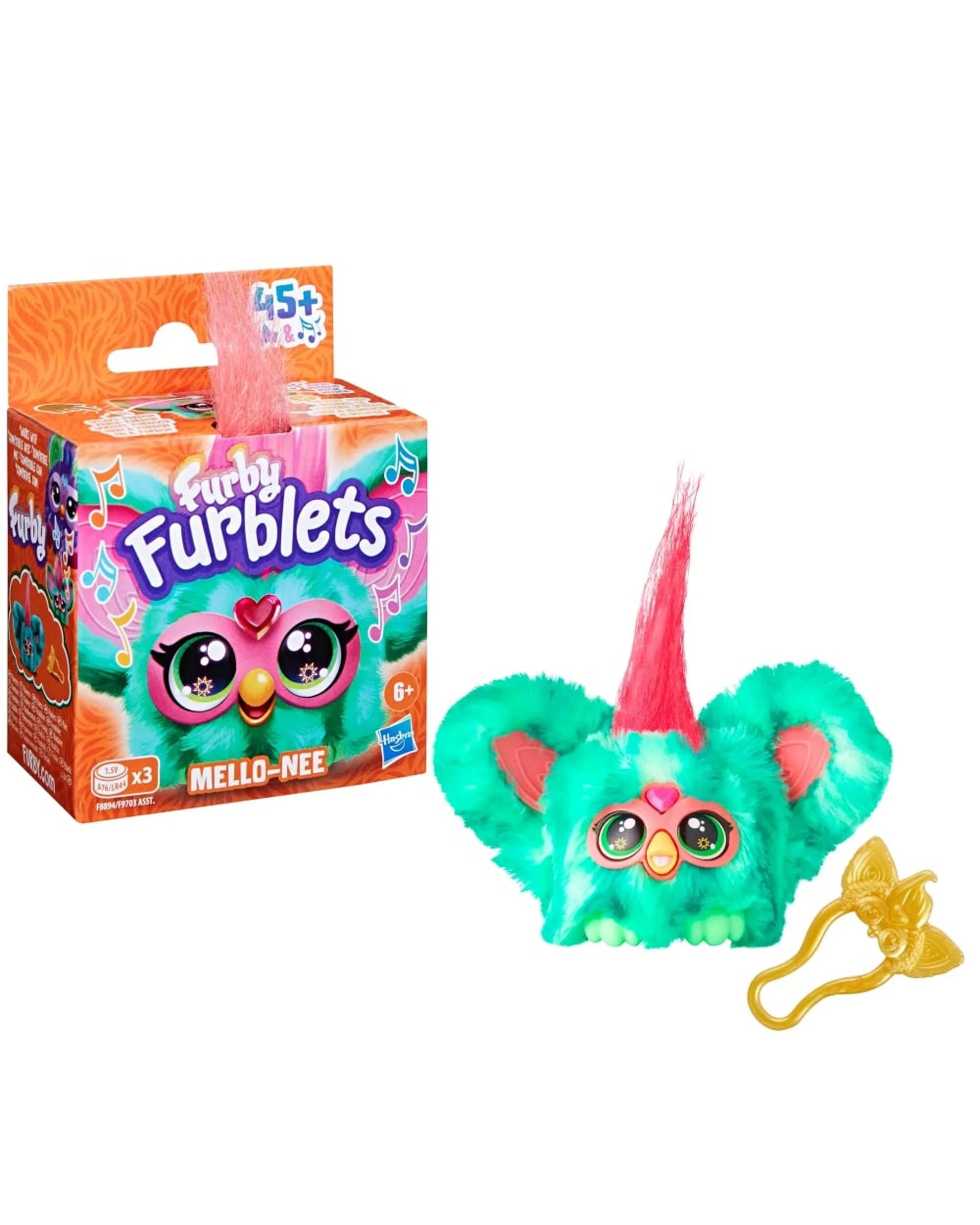 1 Furby Furblets Mello-Nee Summer Chill Electronic Pet - Green, 1 of 4