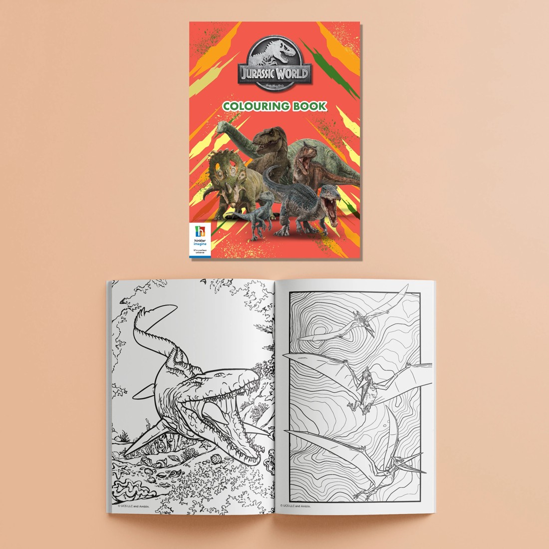 6 Kaleidoscope Jurassic World Colouring Carry Case - Book, 6 of 7