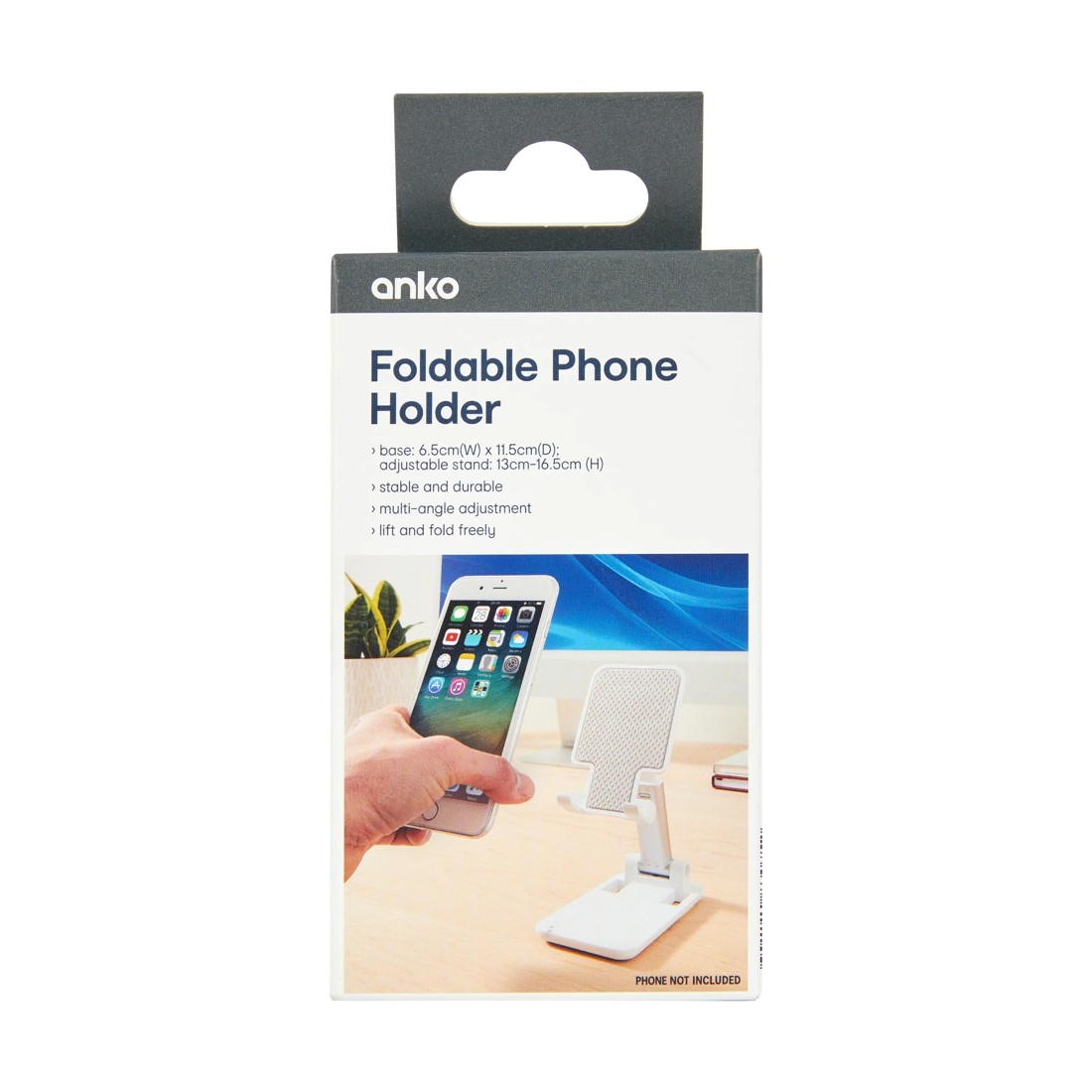 10 Foldable Phone Holder - White, 10 of 10