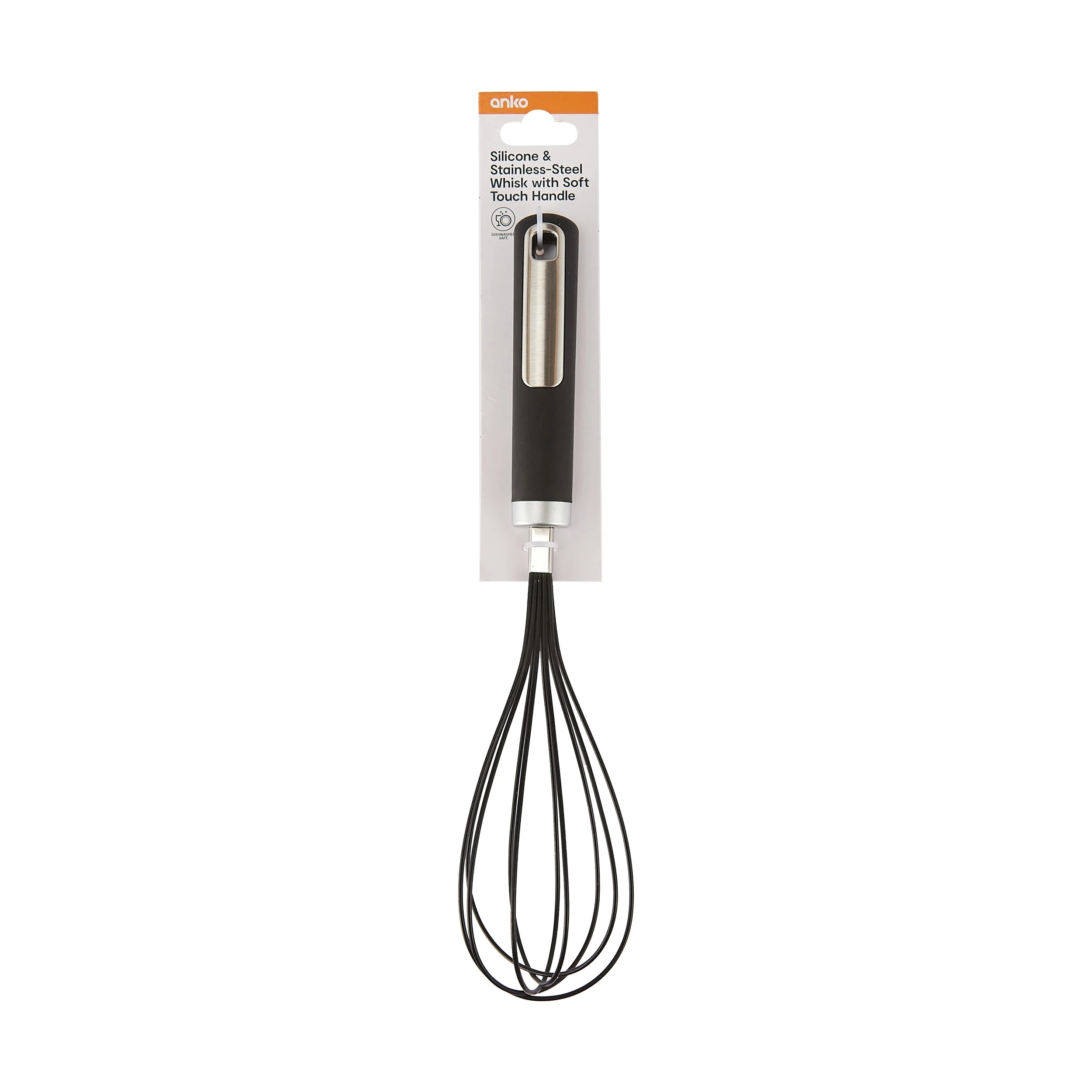3 Silicone & Stainless-Steel Whisk with Soft Touch Handle, 3 of 3