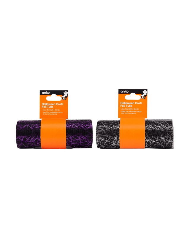 Halloween Craft Foil Tulle - Asso