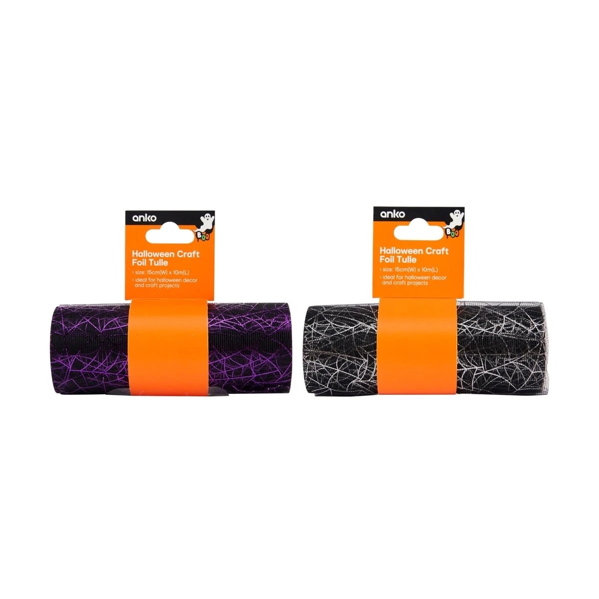 1 Halloween Craft Foil Tulle - Assorted, 1 of 3