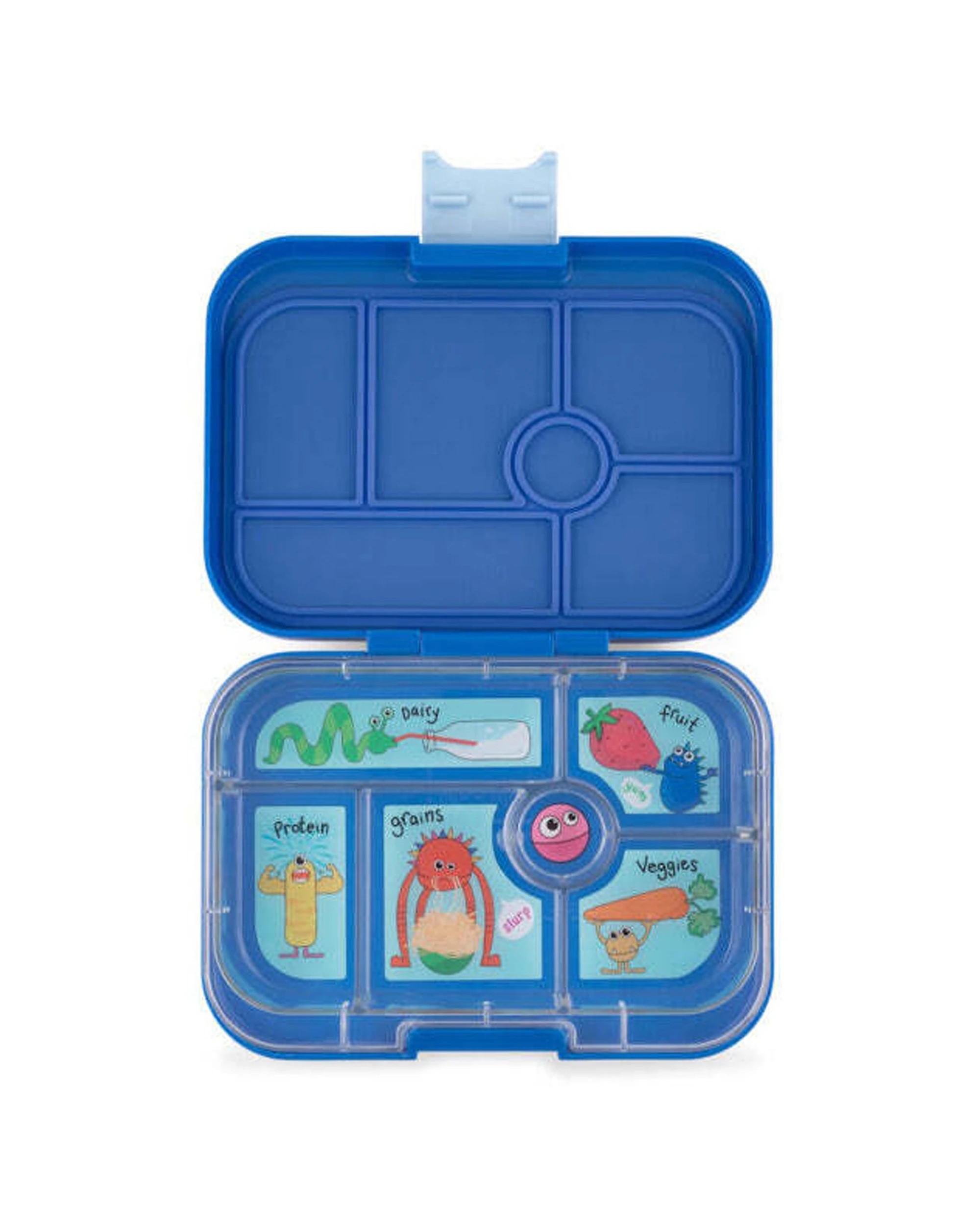 1 Yumbox Original 6-Compartment 21.5cm Bento Style Lunch Box - Blue, 1 of 1