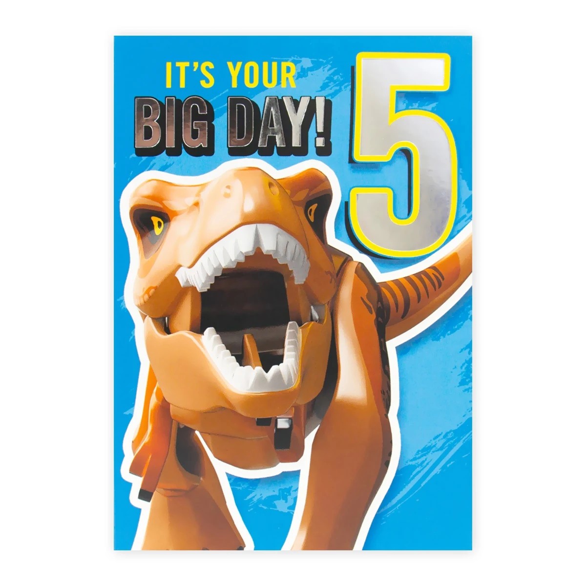 3 Connections from Hallmark LEGO Jurassic World 5th Birthday Activity Card - Roaring With Excitement, 3 of 3