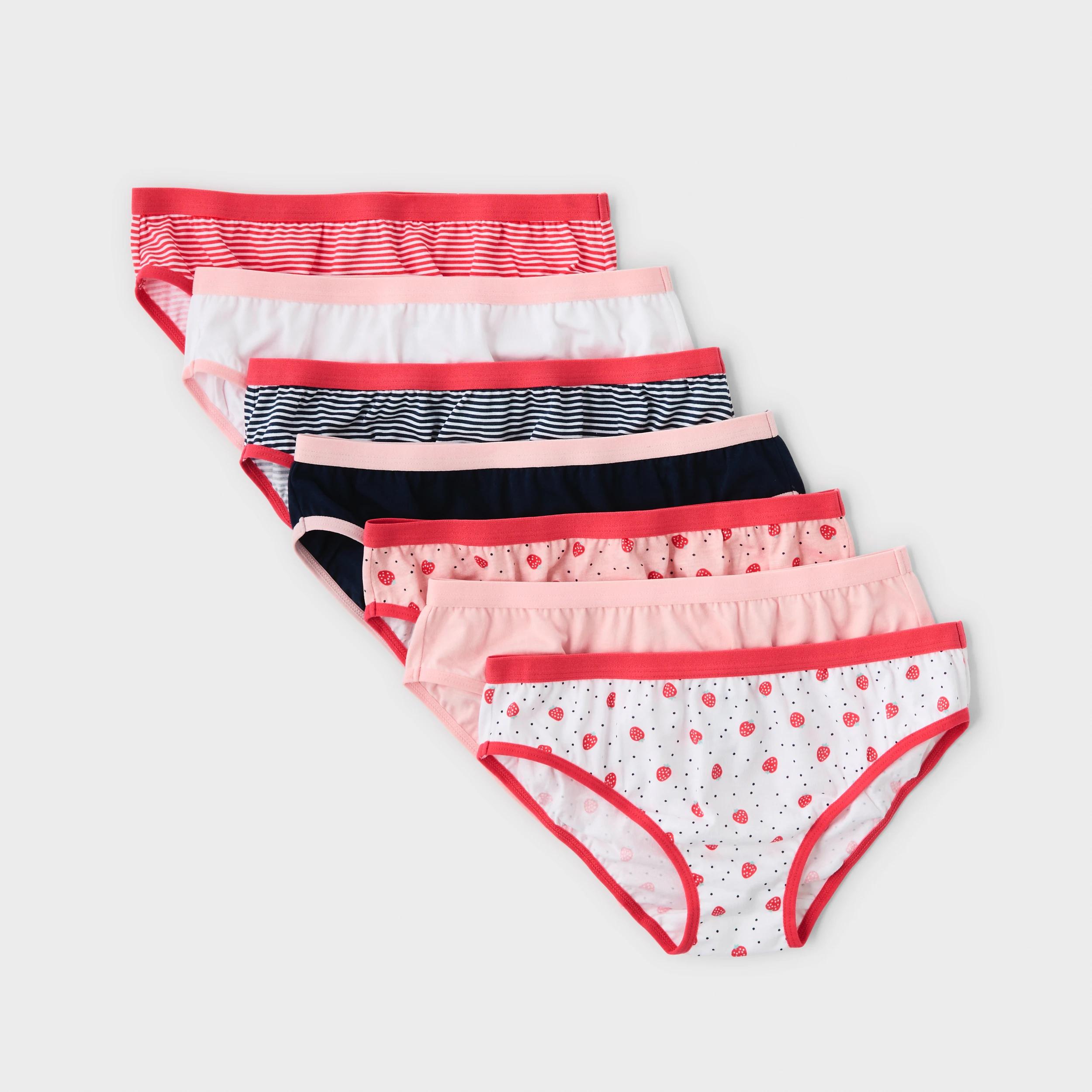 1 7 Pack Print Briefs STRAWBERRIES, 1 of 10