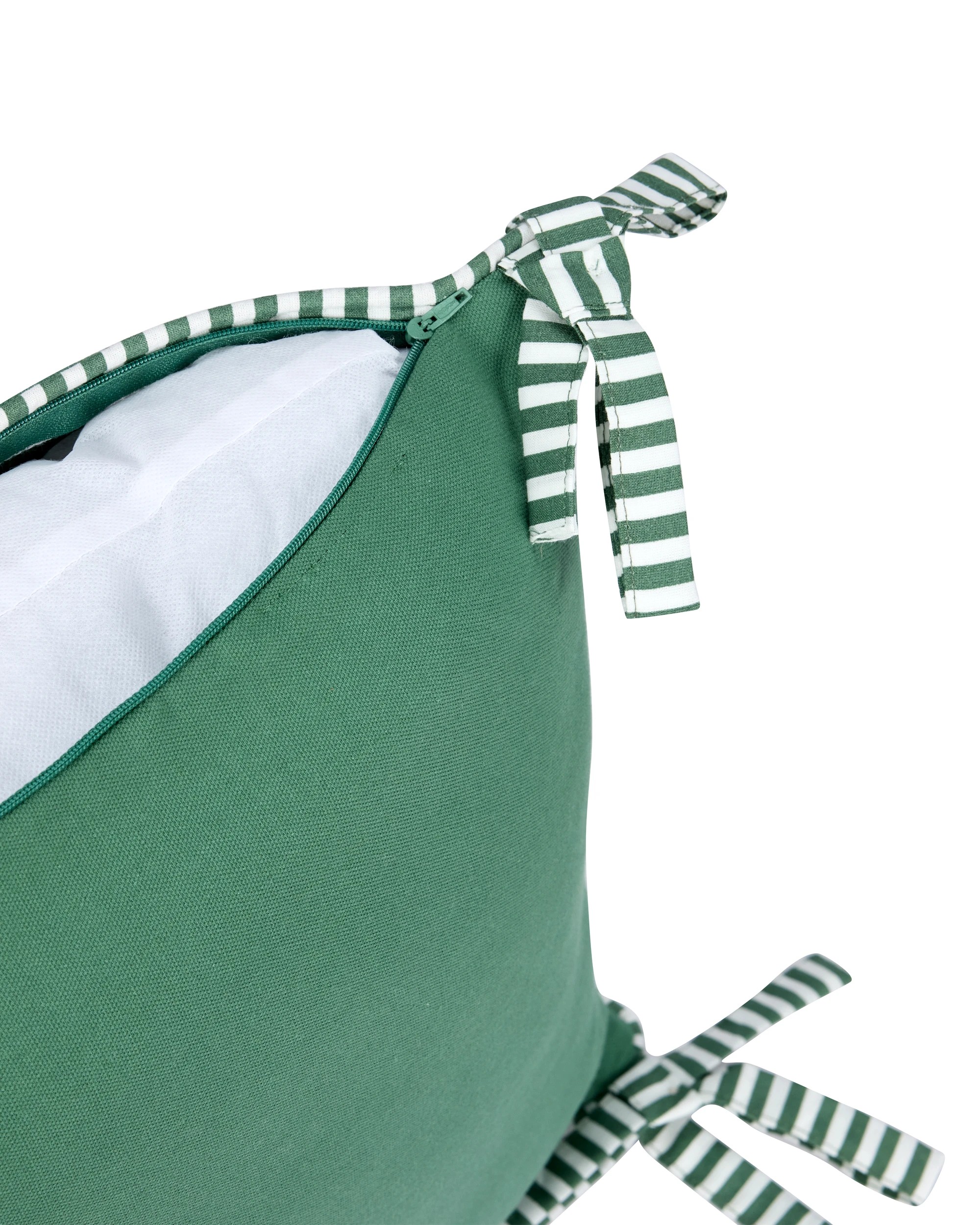 4 43cm Bow Cushion - Pesto, 4 of 4