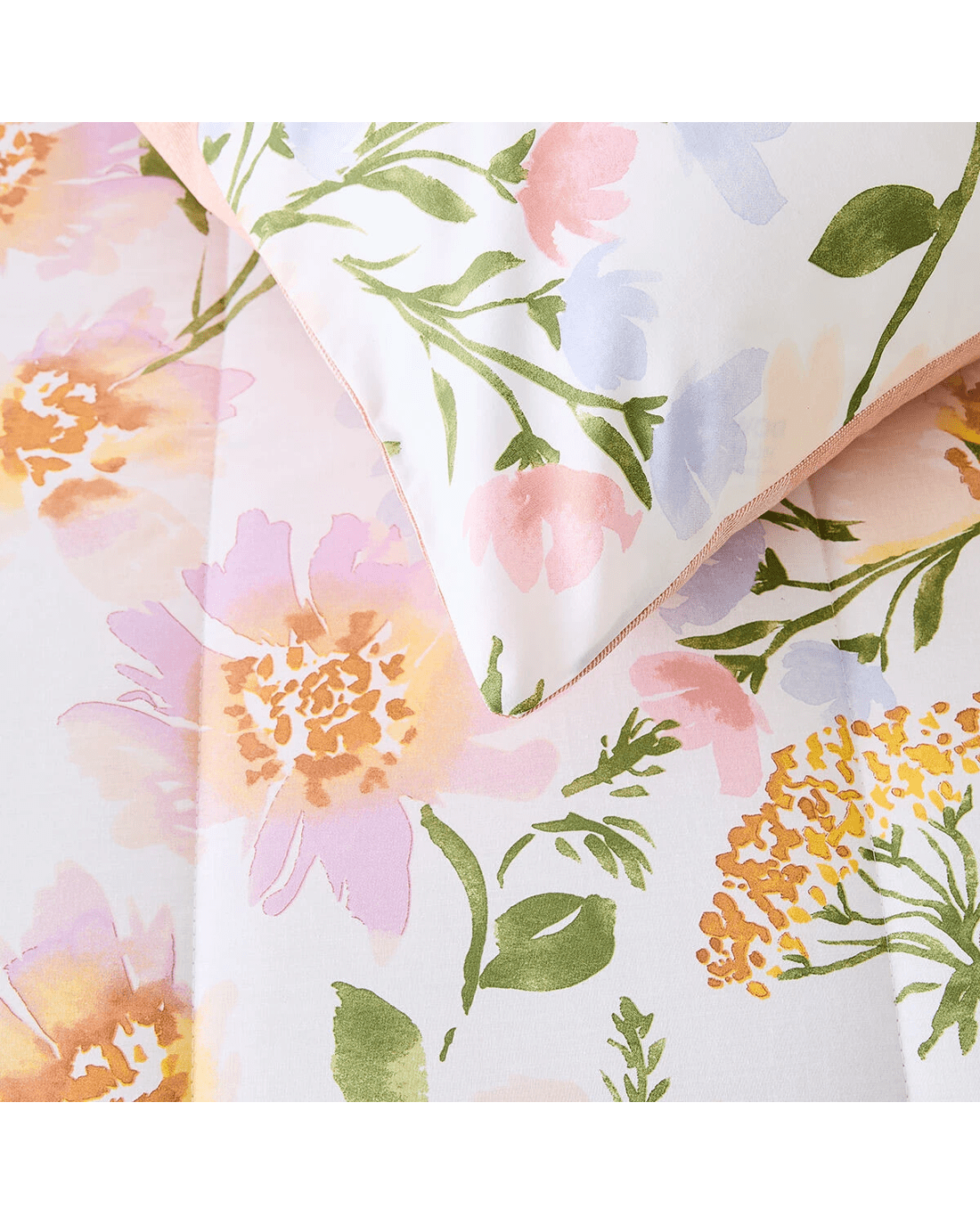 4 Belle Cotton Rich Reversible Comforter Set - Queen Bed, 4 of 7