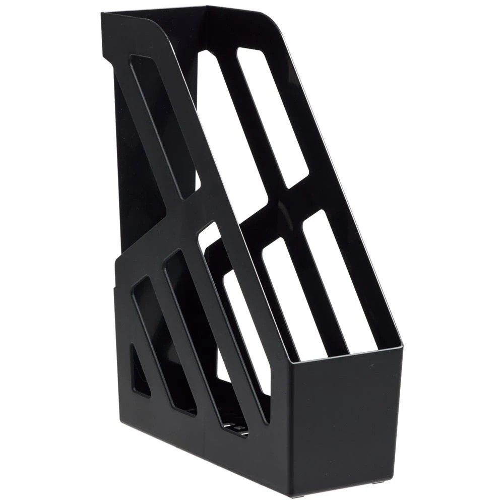 4 Keji A4 Magazine File Black 3 Pack, 4 of 4