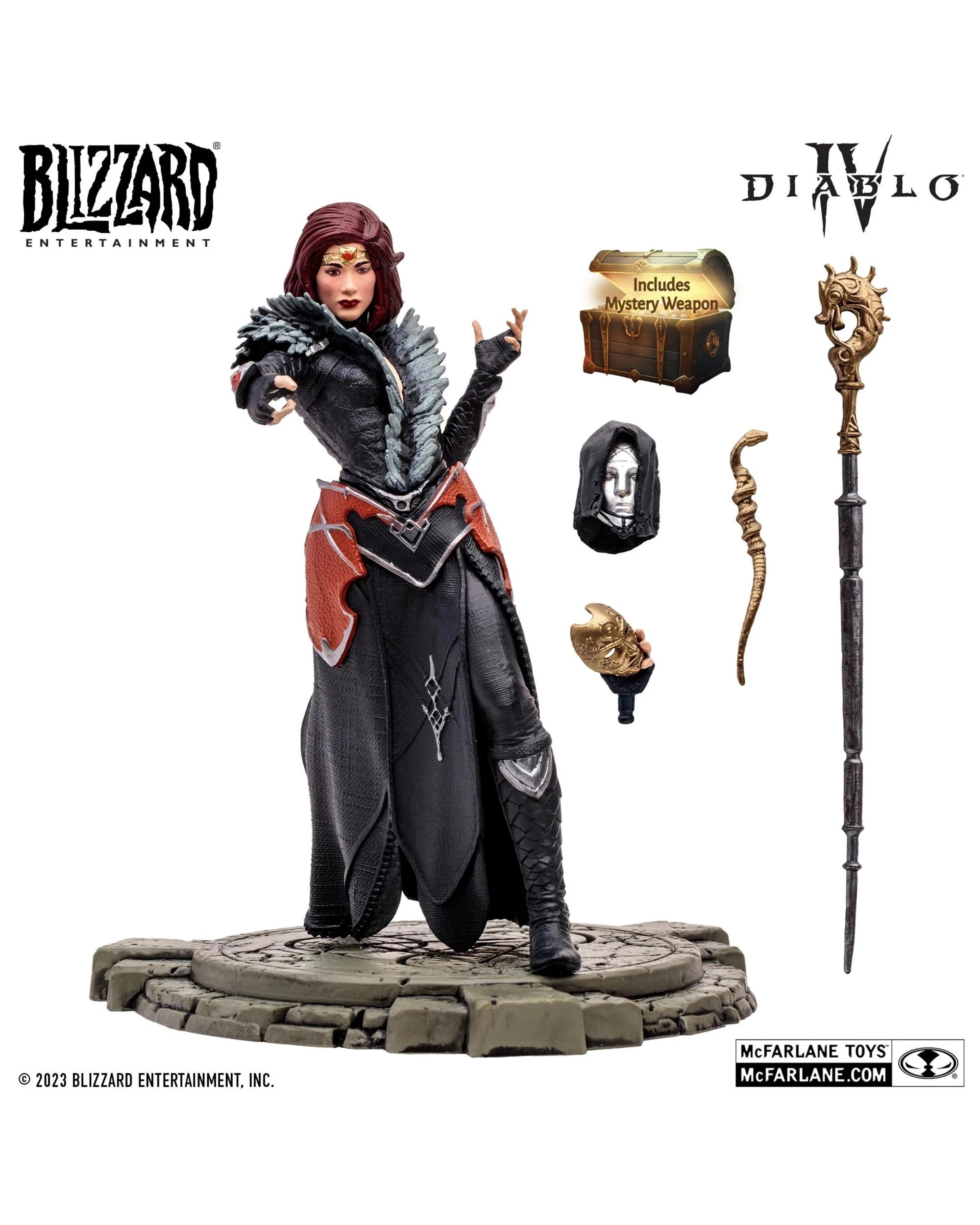 3 Diablo IV Ice Blades Sorceress - Epic -  1:12 Scale Posed Figure, 3 of 10