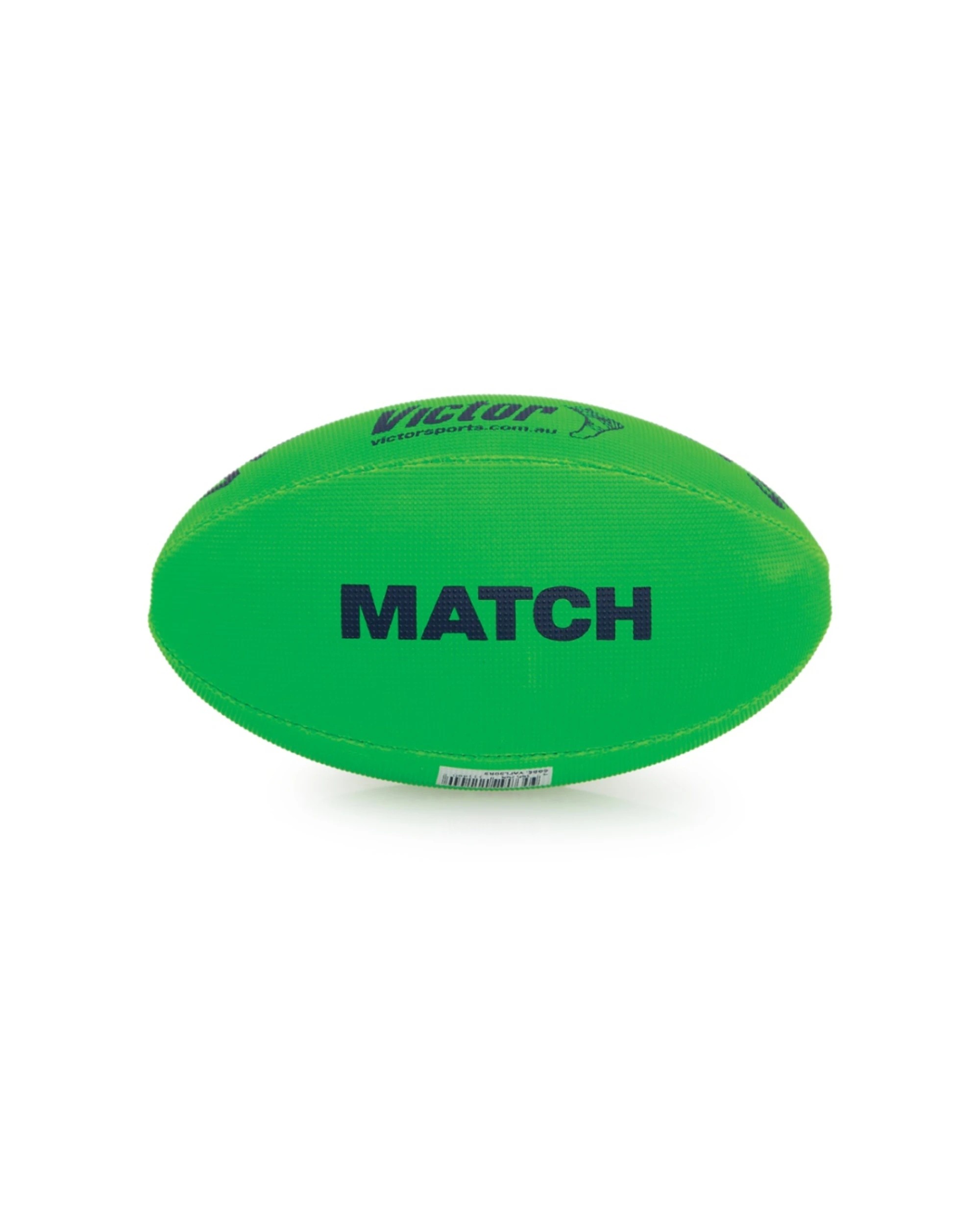 3 Victor Sports Synthetic Football Durable Hand Stitched Size 3 - Green, 3 of 4