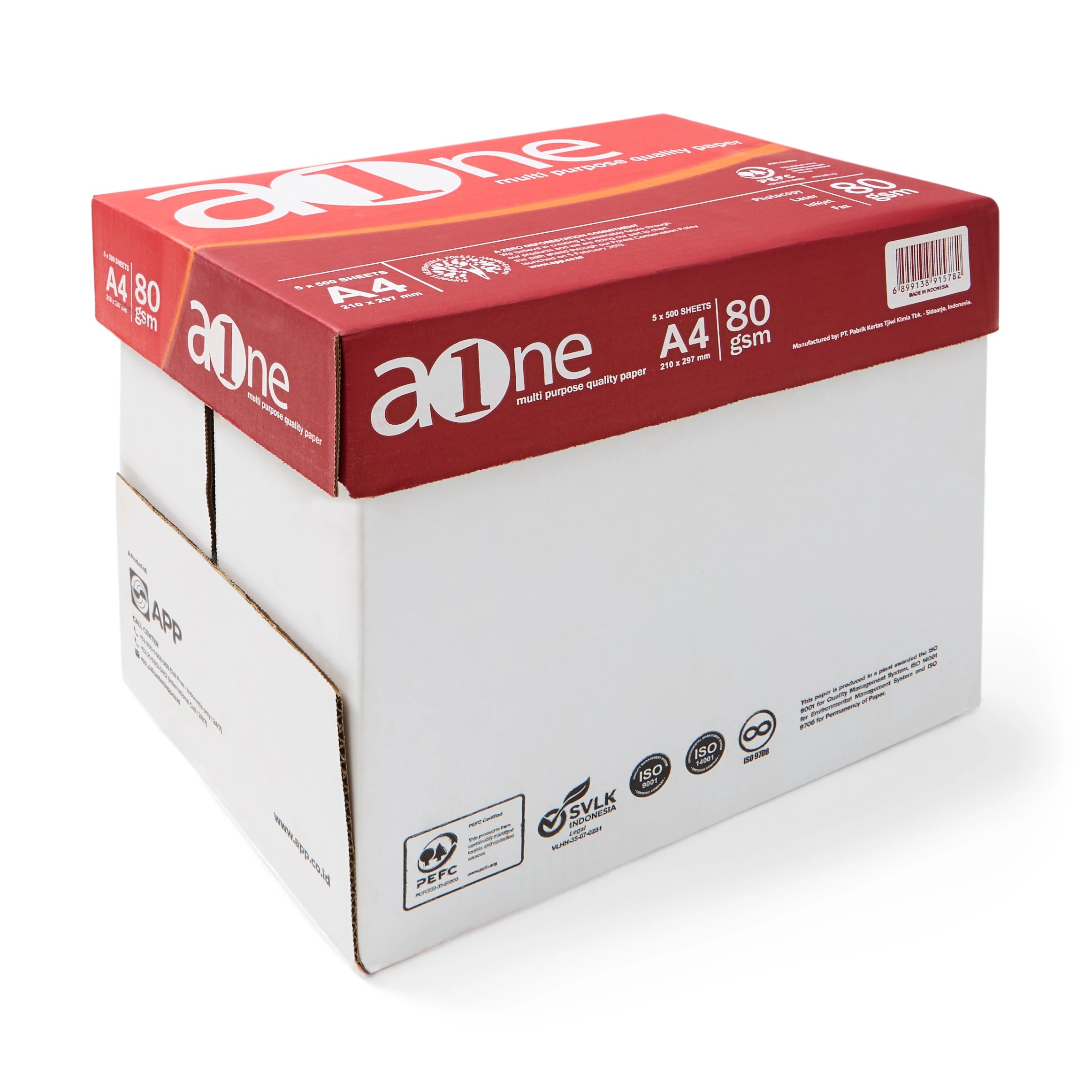 1 A-One Copy Paper 80GSM Carton - 5 Reams, 1 of 3