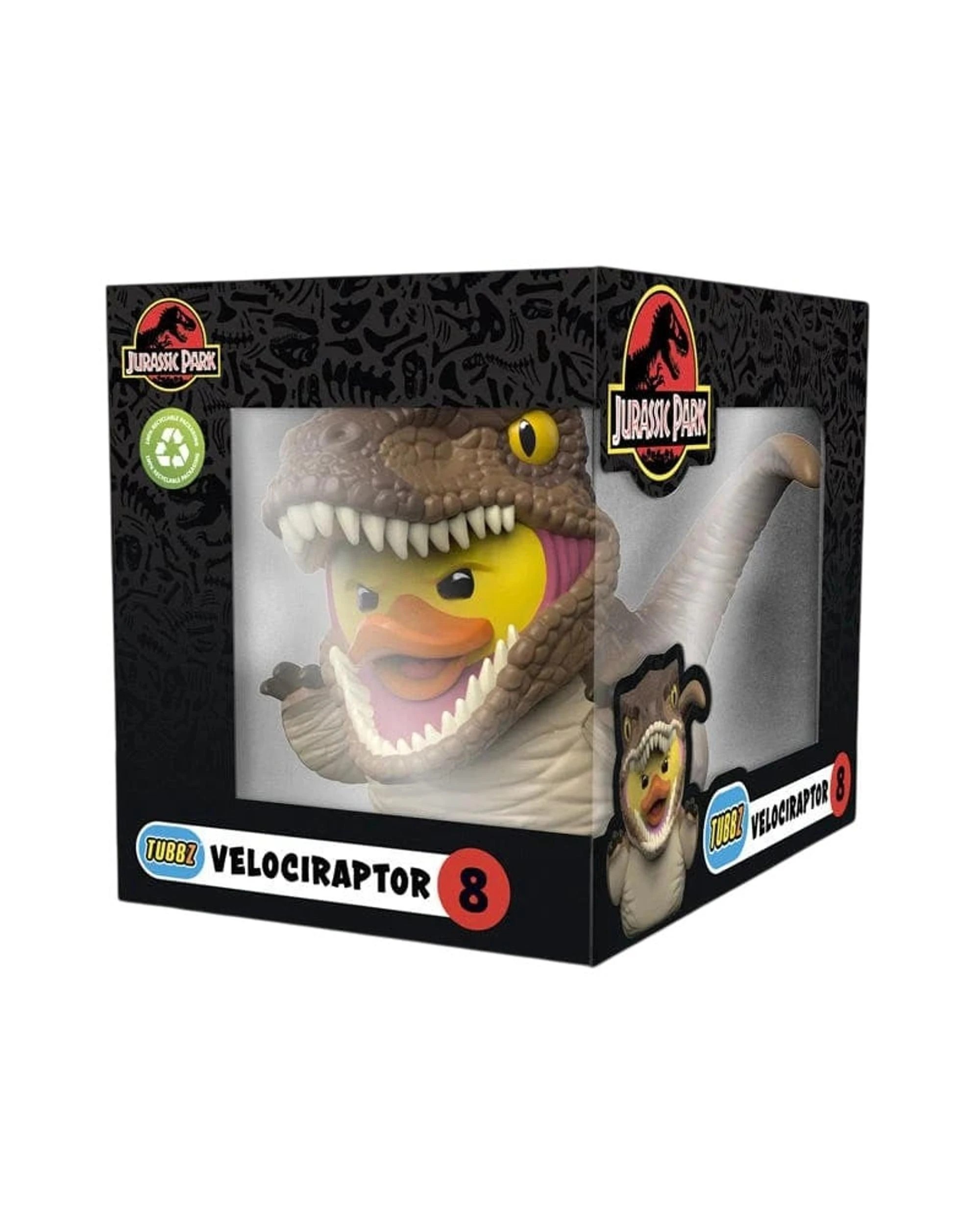 1 TUBBZ Jurassic Park Velociraptor Boxed Edition Cosplaying Duck Figure, 1 of 7