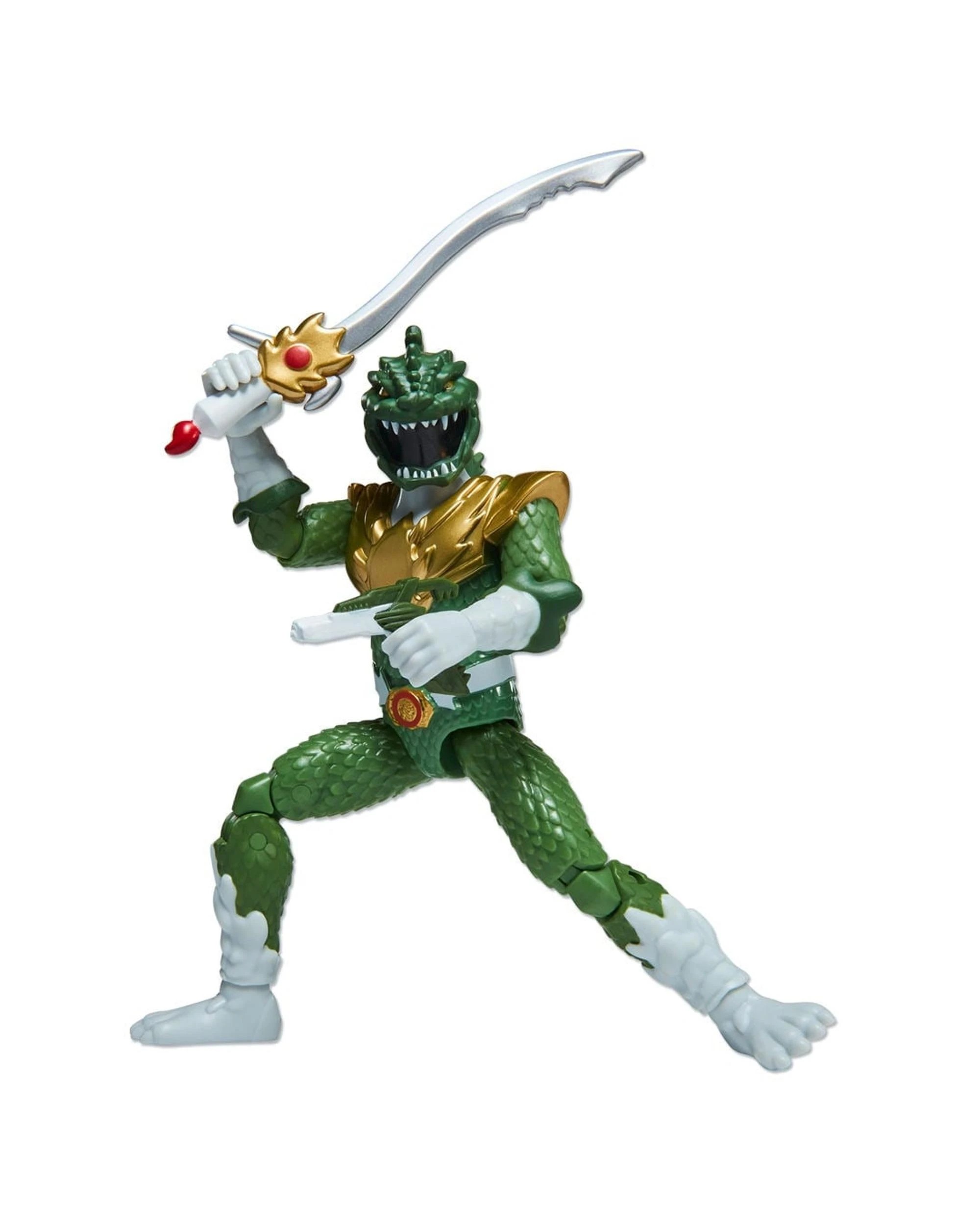 4 Godzilla vs Mighty Morphin Power Rangers II Green Godzilla Kaiju Ranger Action Figure, 4 of 4
