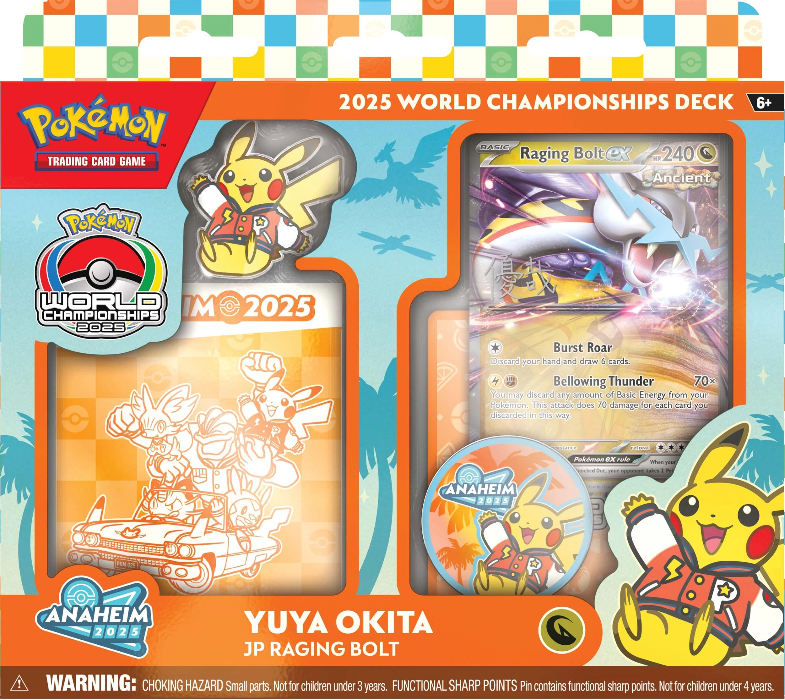 4 Pokemon Trading Card Game: 2025 World Championships Deck - Assorted, 4 of 10