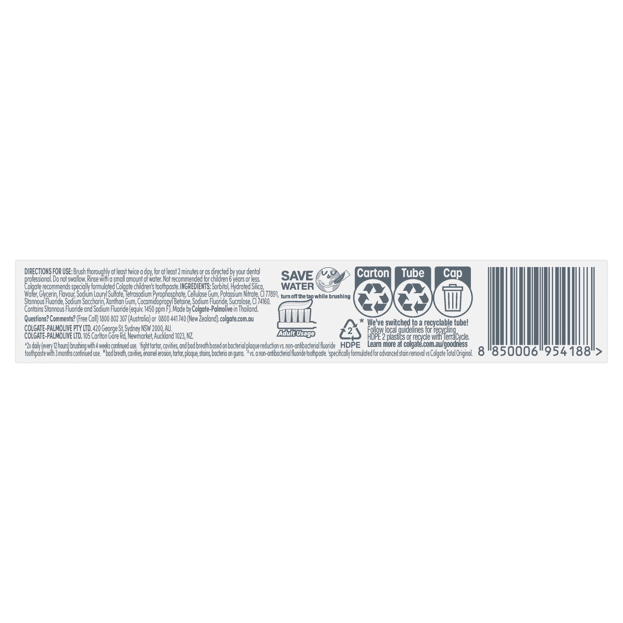10 Colgate Total Active Prevention Deep Clean Toothpaste 40g, 10 of 10