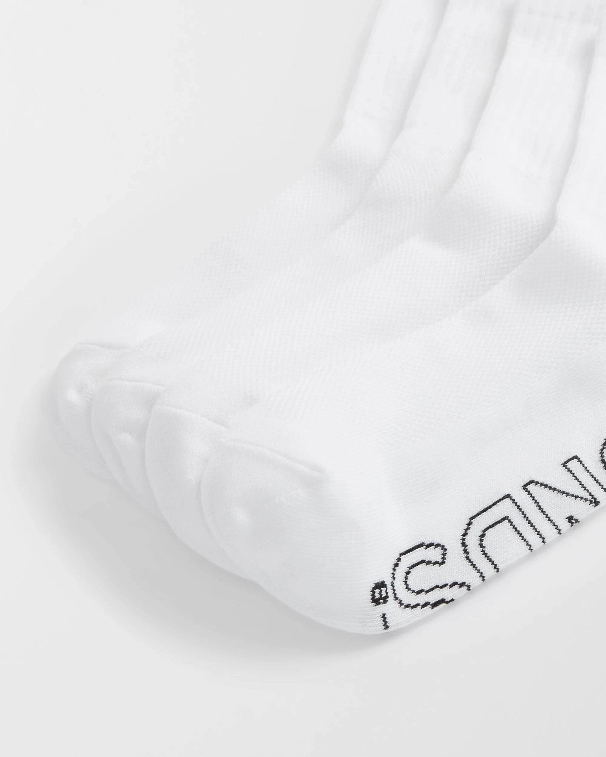 2 Logo Lightweight Crew Socks 4 Pack - Bonds WHITE, 2 of 3