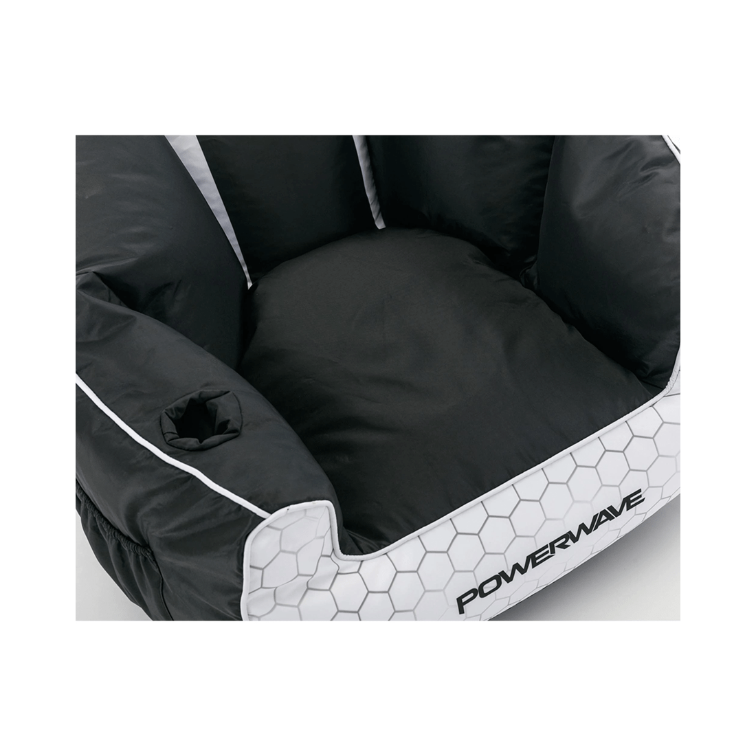 5 Powerwave PUFF Gaming Bean Bag Chair - White, 5 of 7