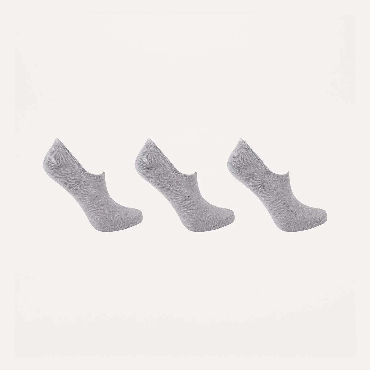 2 3 Pack Sneaker Socks GREY MARLE, 2 of 3